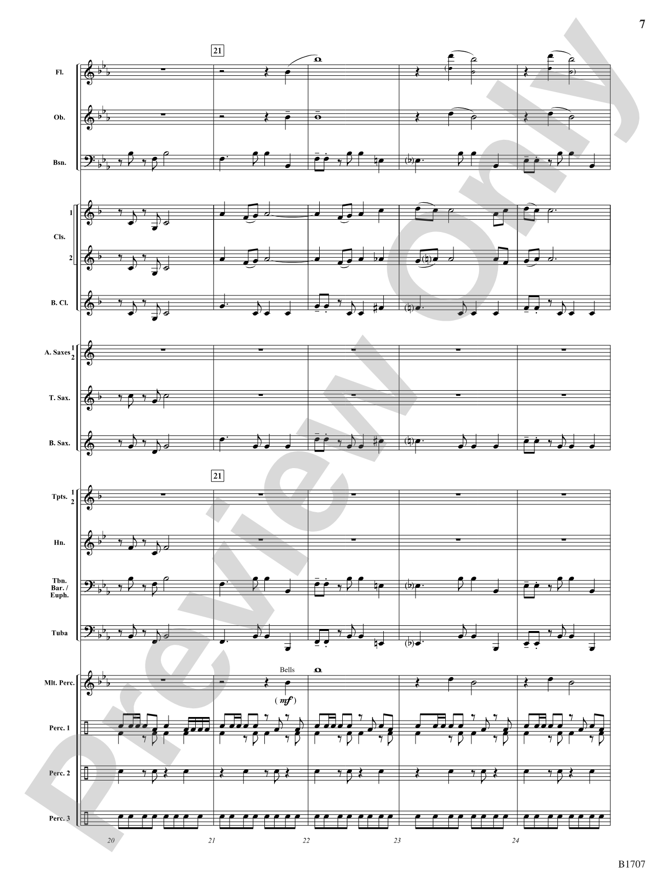 Bossa Brazil: Concert Band Conductor Score & Parts