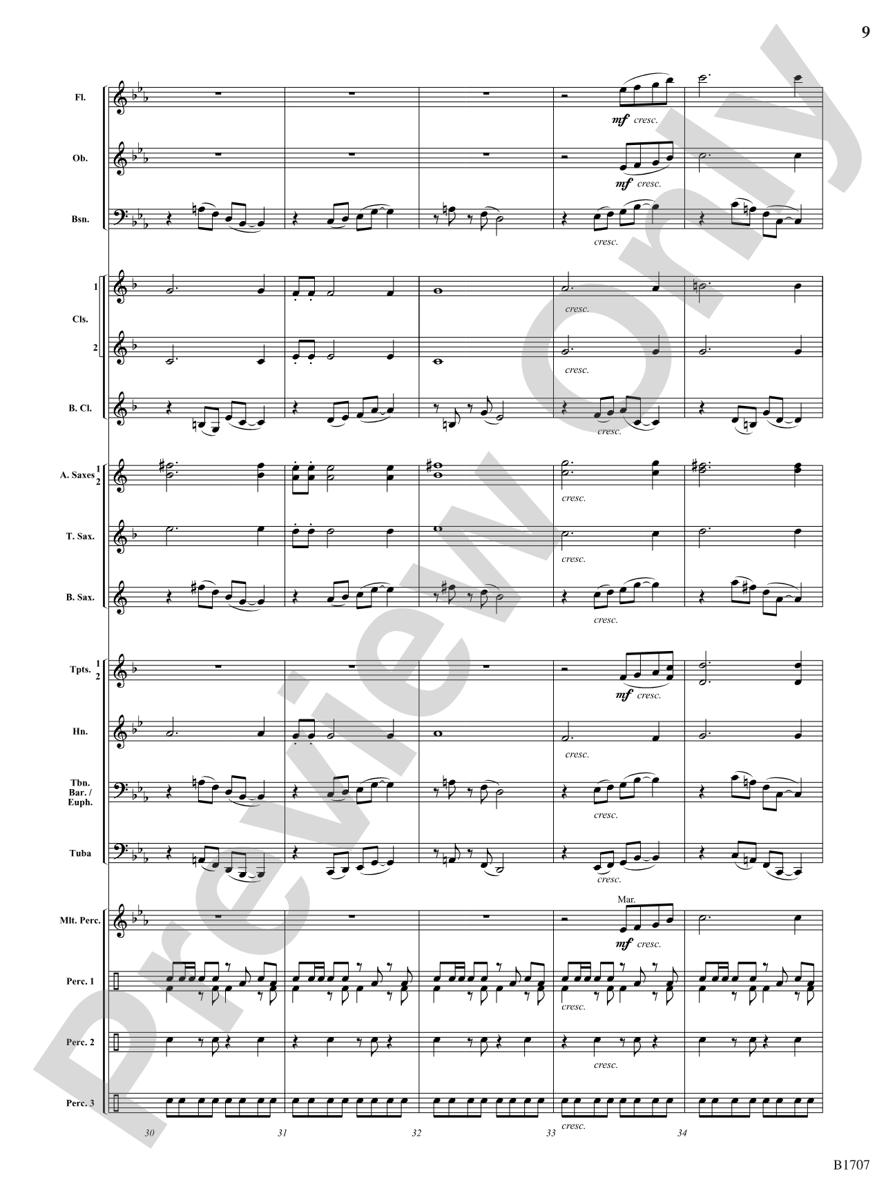 Bossa Brazil: Concert Band Conductor Score & Parts