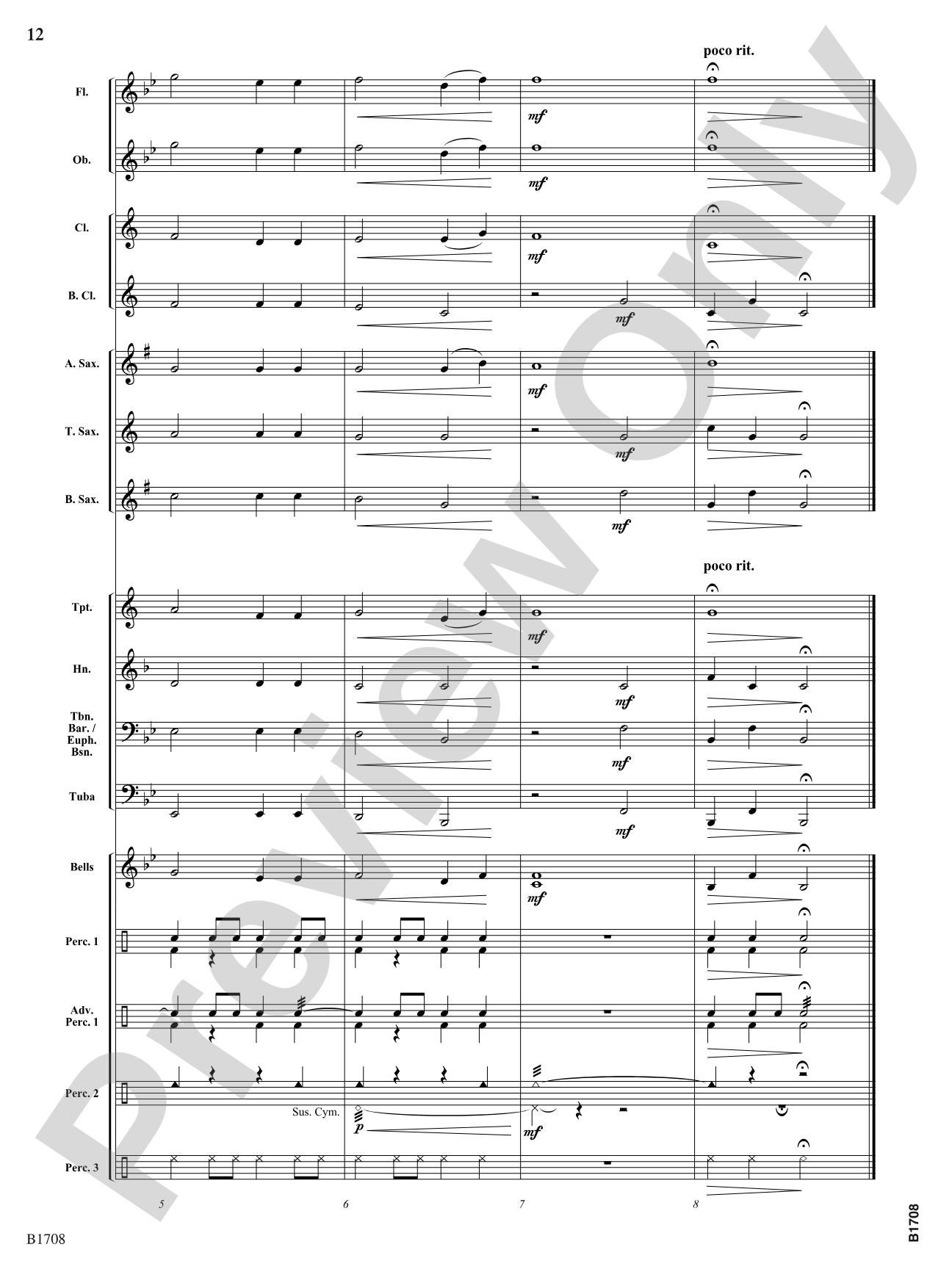 El Vaquero!: Concert Band Conductor Score & Parts