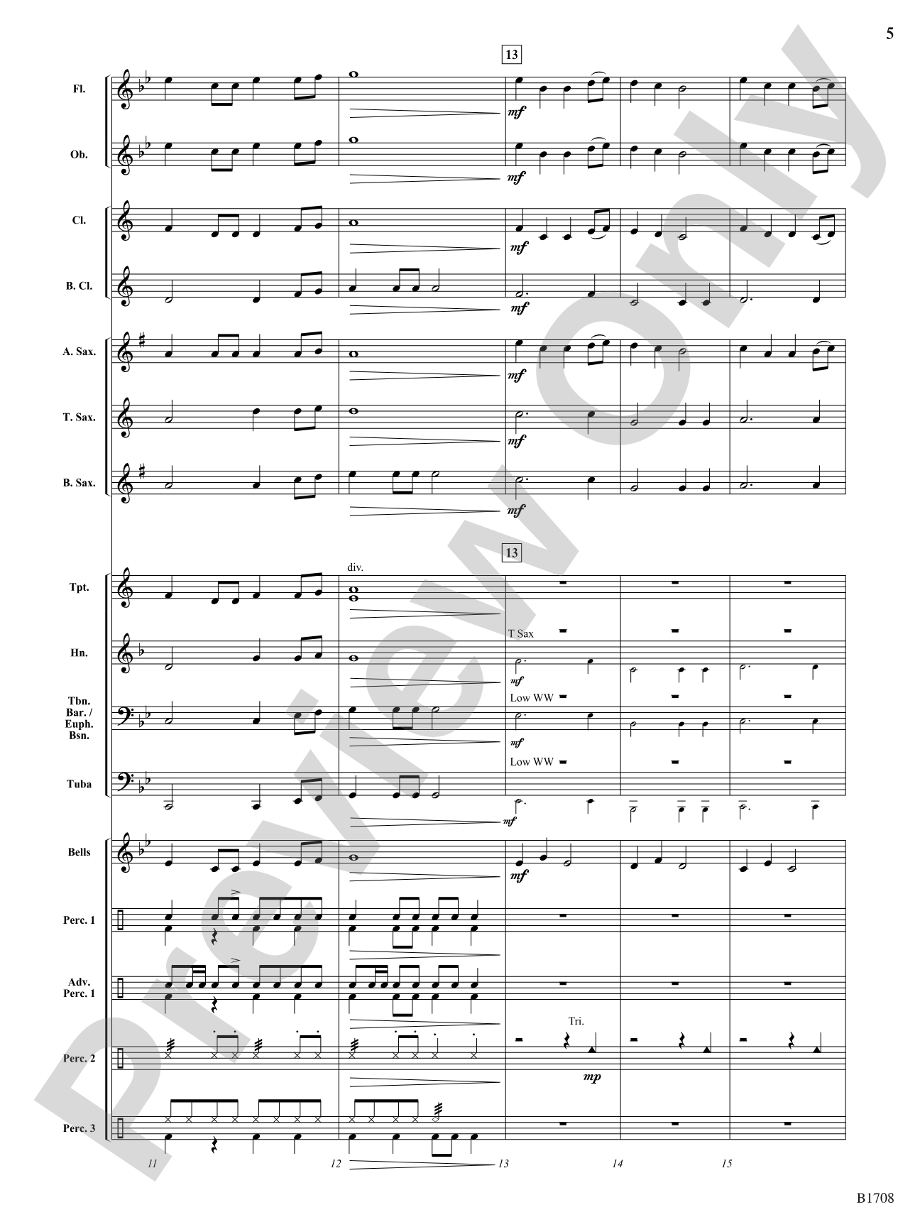 El Vaquero!: Concert Band Conductor Score & Parts