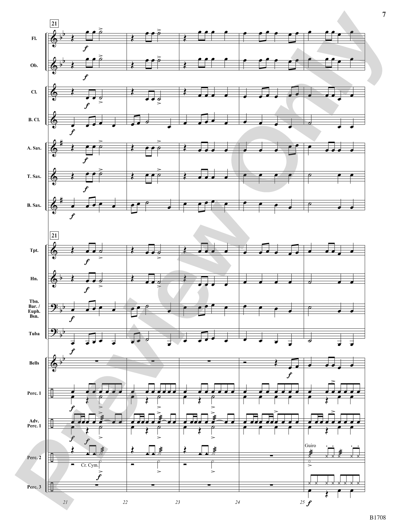 El Vaquero!: Concert Band Conductor Score & Parts
