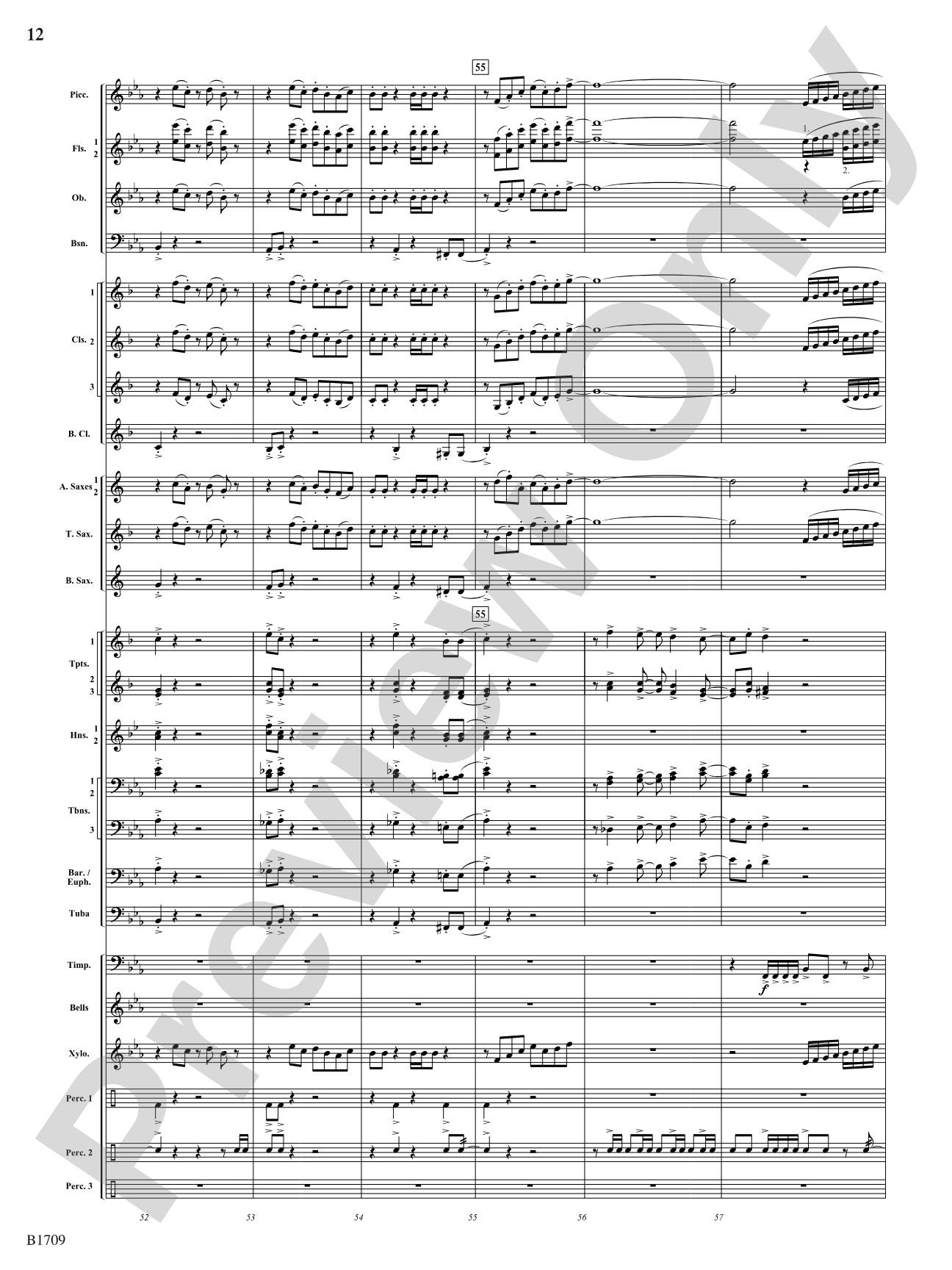 Reign of Fire: Concert Band Conductor Score & Parts