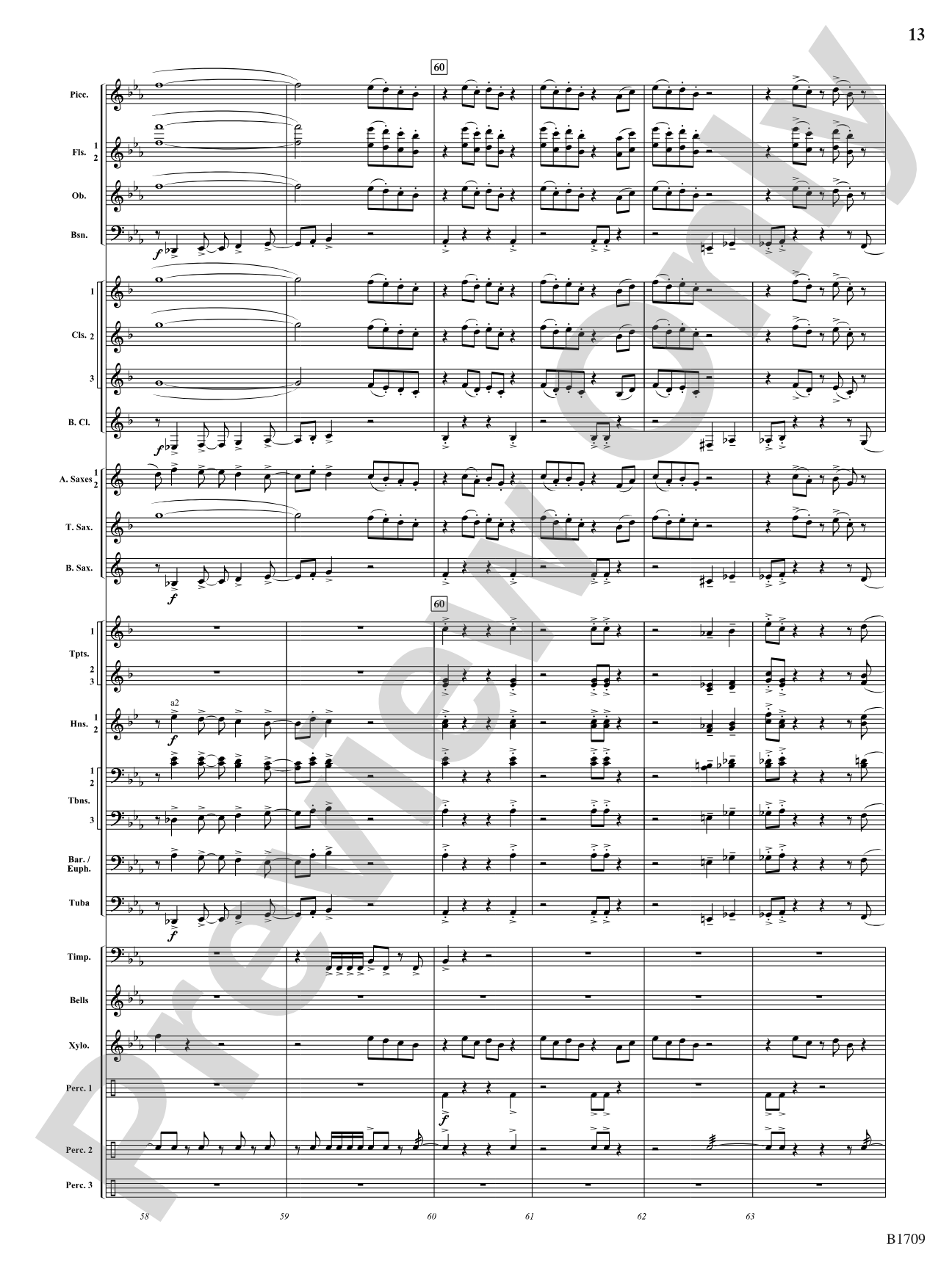 Reign of Fire: Concert Band Conductor Score & Parts