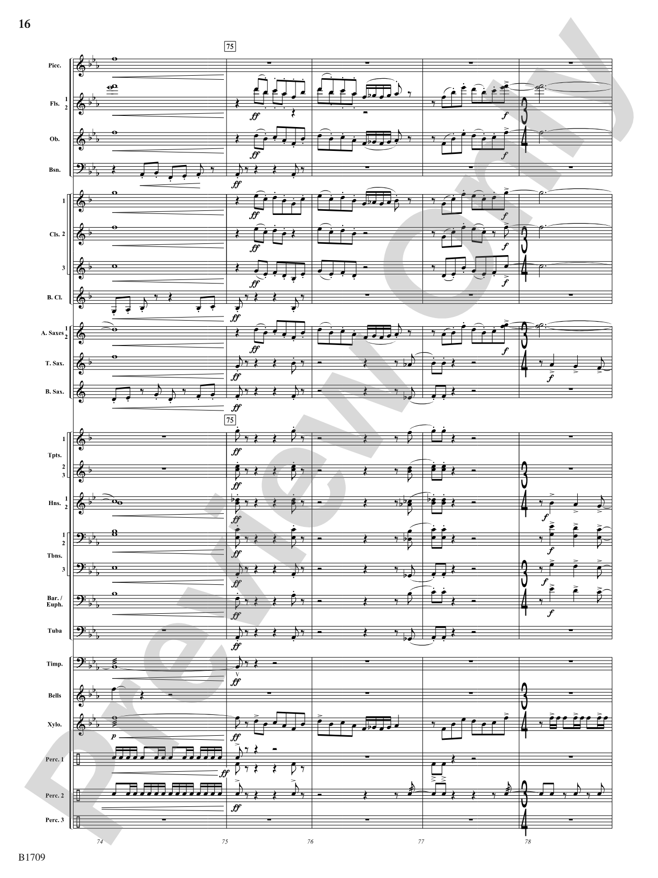 Reign of Fire: Concert Band Conductor Score & Parts