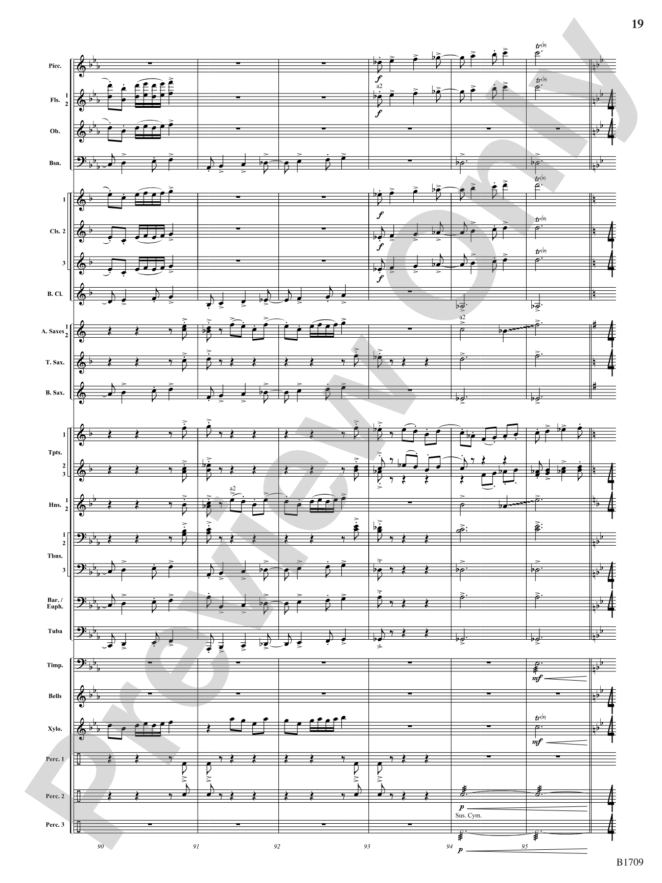 Reign of Fire: Concert Band Conductor Score & Parts