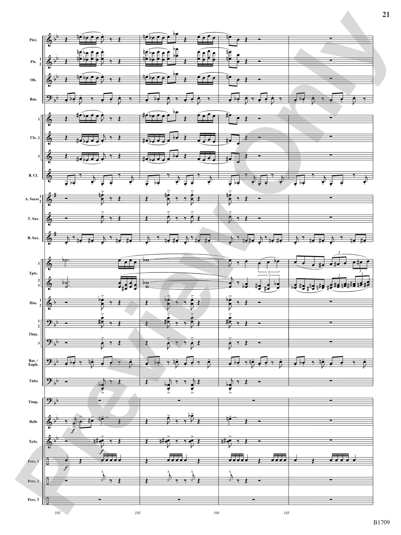 Reign of Fire: Concert Band Conductor Score & Parts