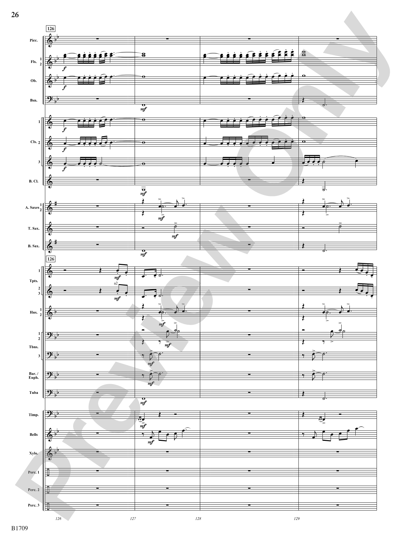 Reign of Fire: Concert Band Conductor Score & Parts