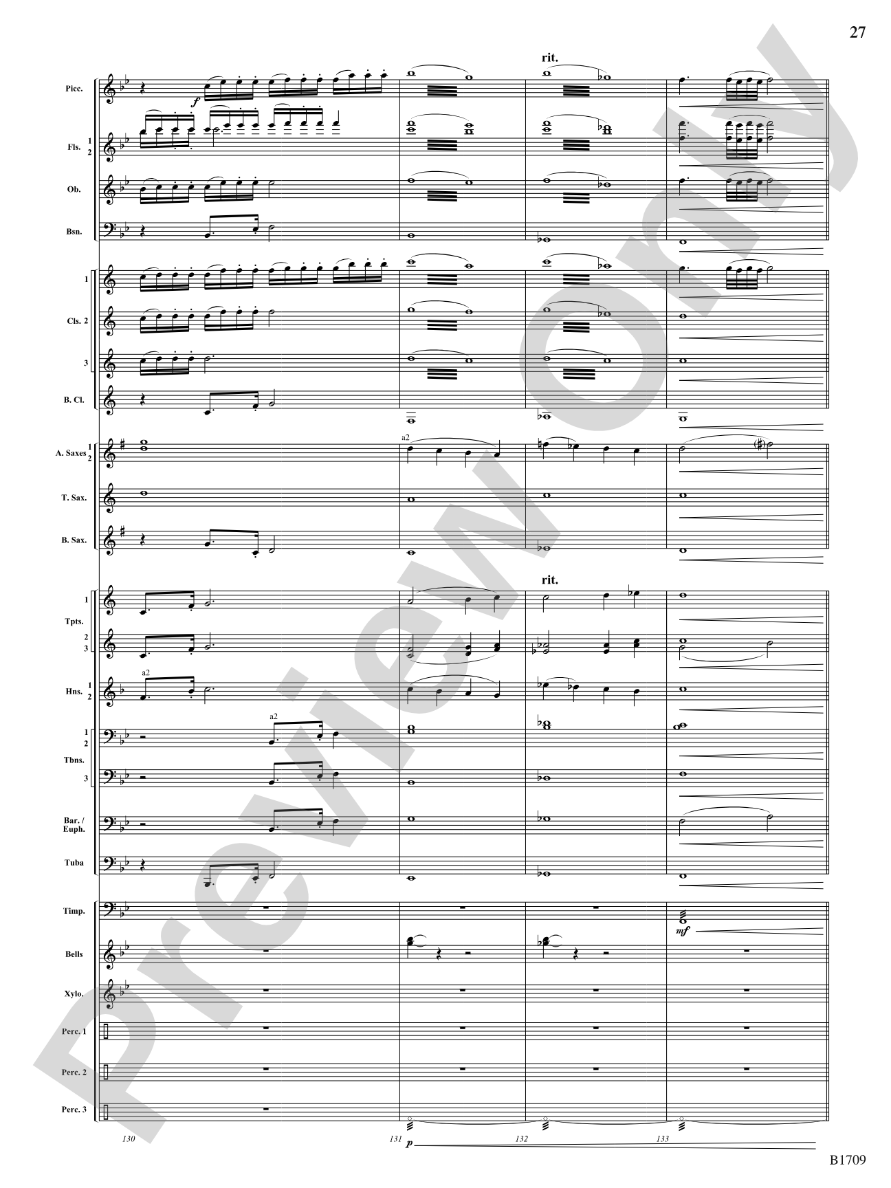 Reign of Fire: Concert Band Conductor Score & Parts