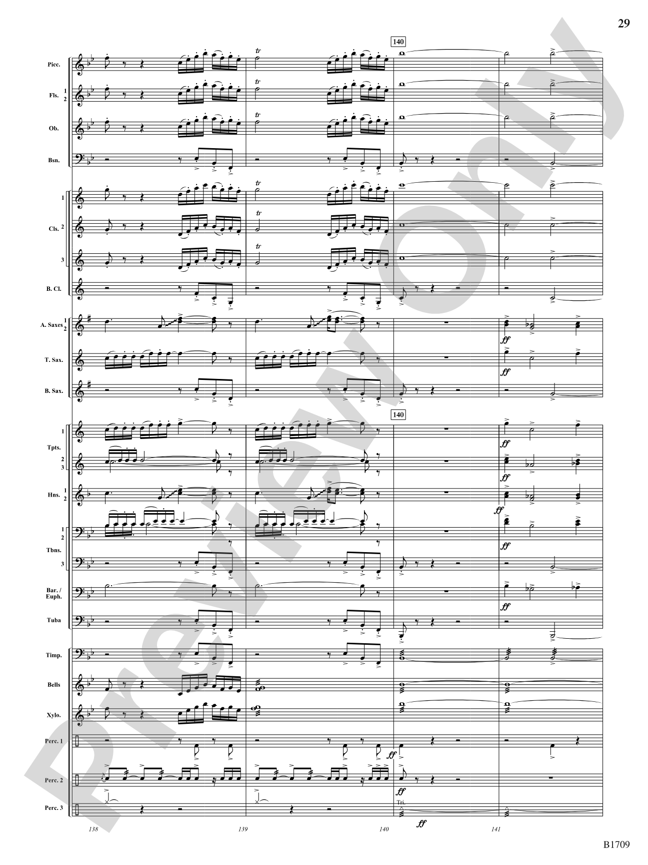 Reign of Fire: Concert Band Conductor Score & Parts