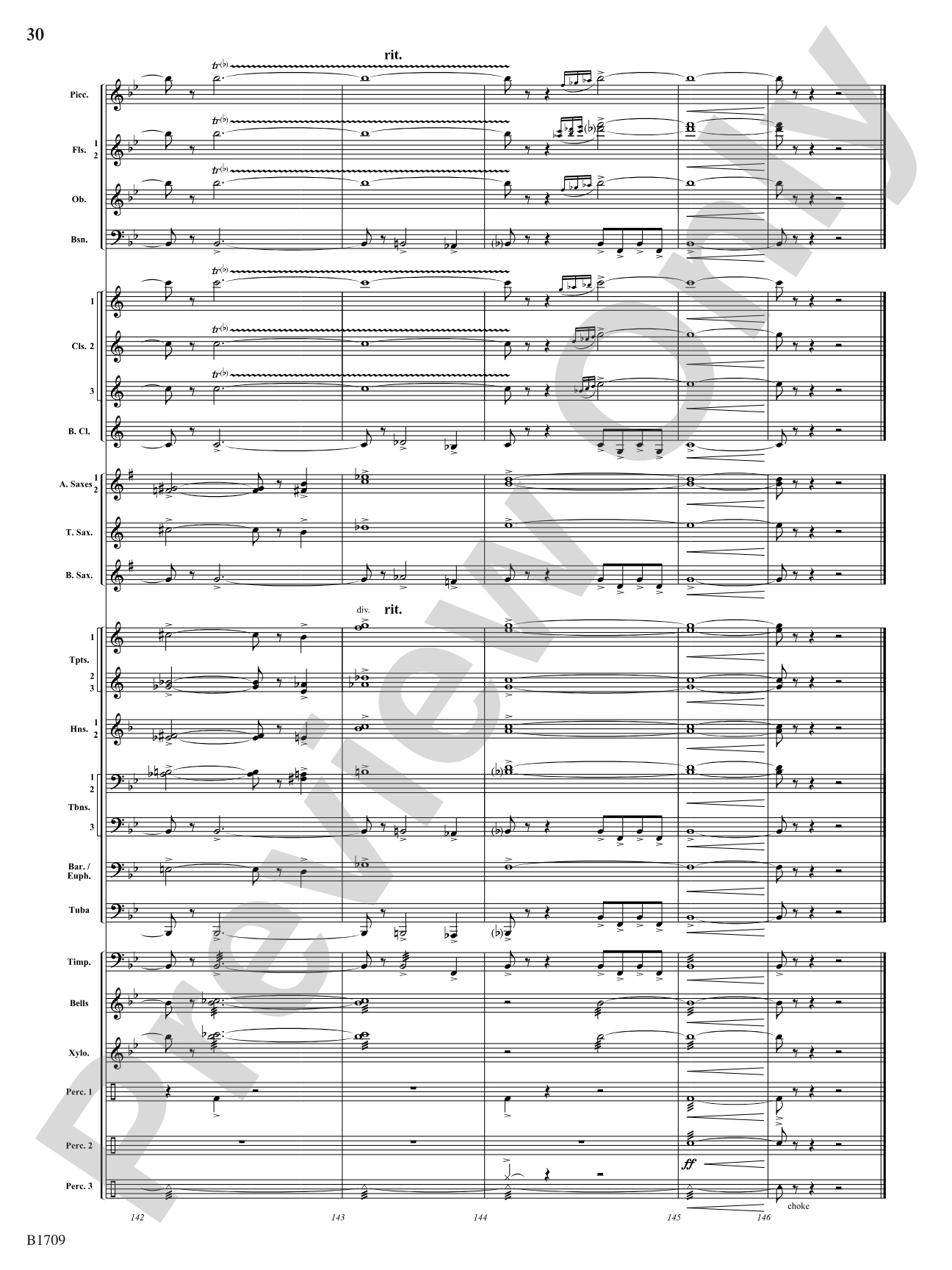 Reign of Fire: Concert Band Conductor Score & Parts