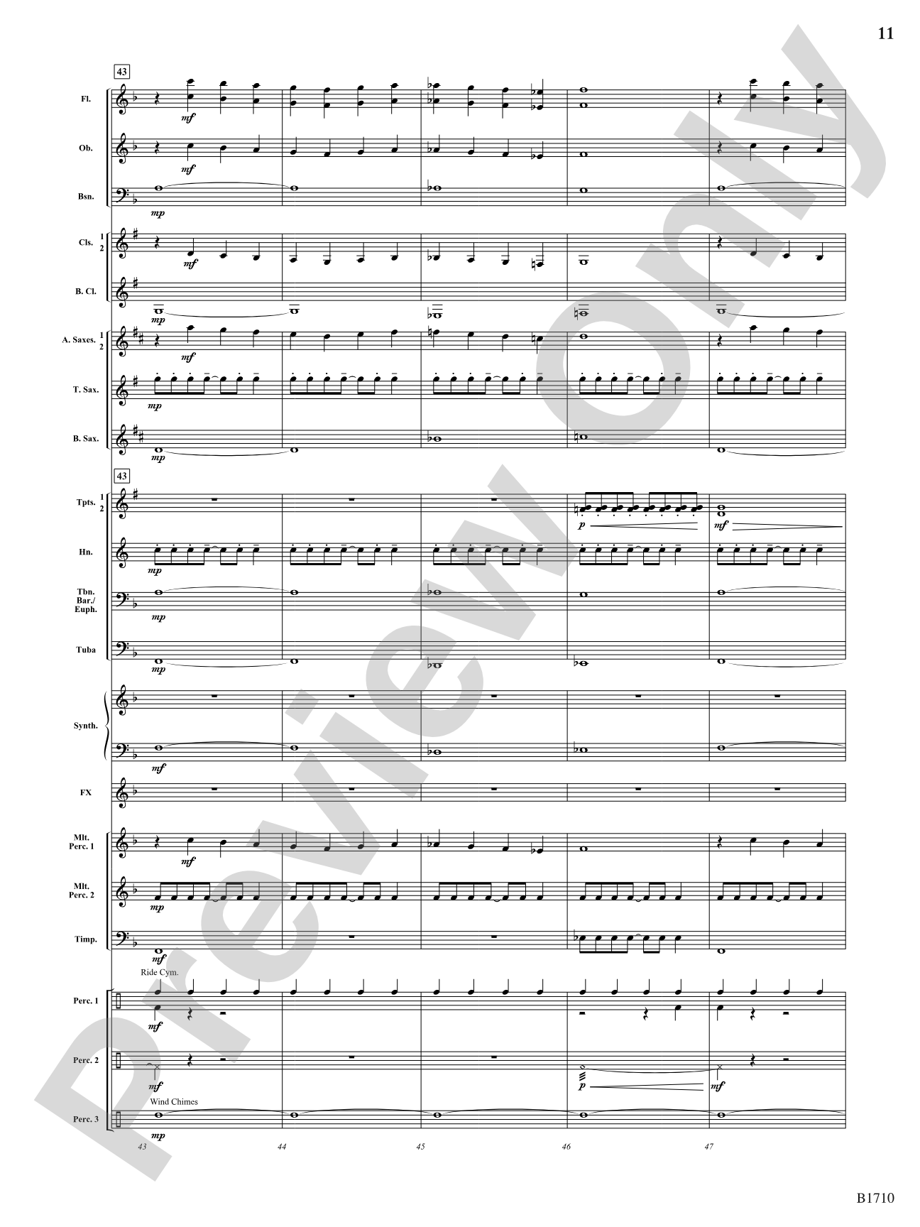 High Voltage: Concert Band Conductor Score & Parts