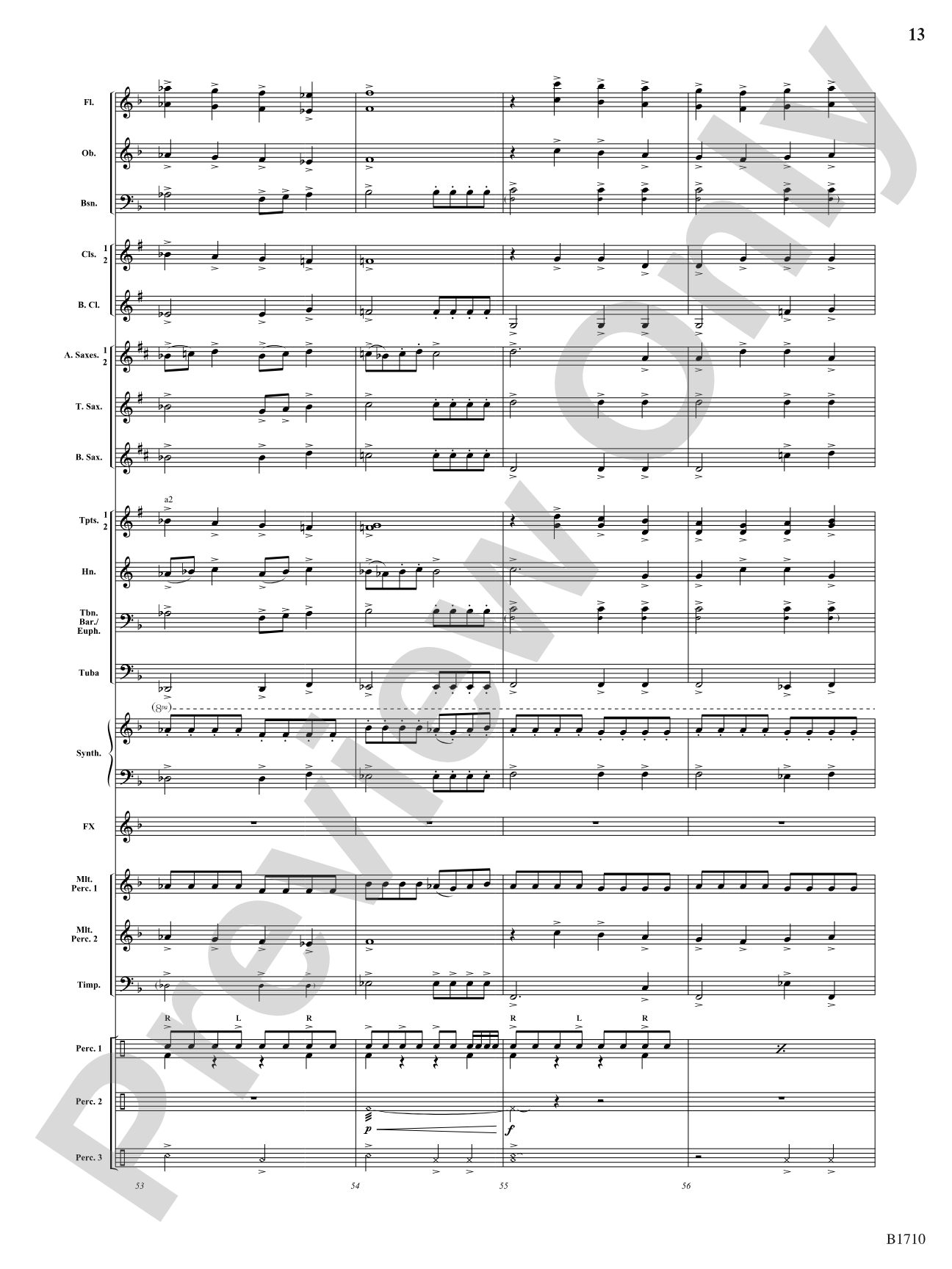 High Voltage: Concert Band Conductor Score & Parts