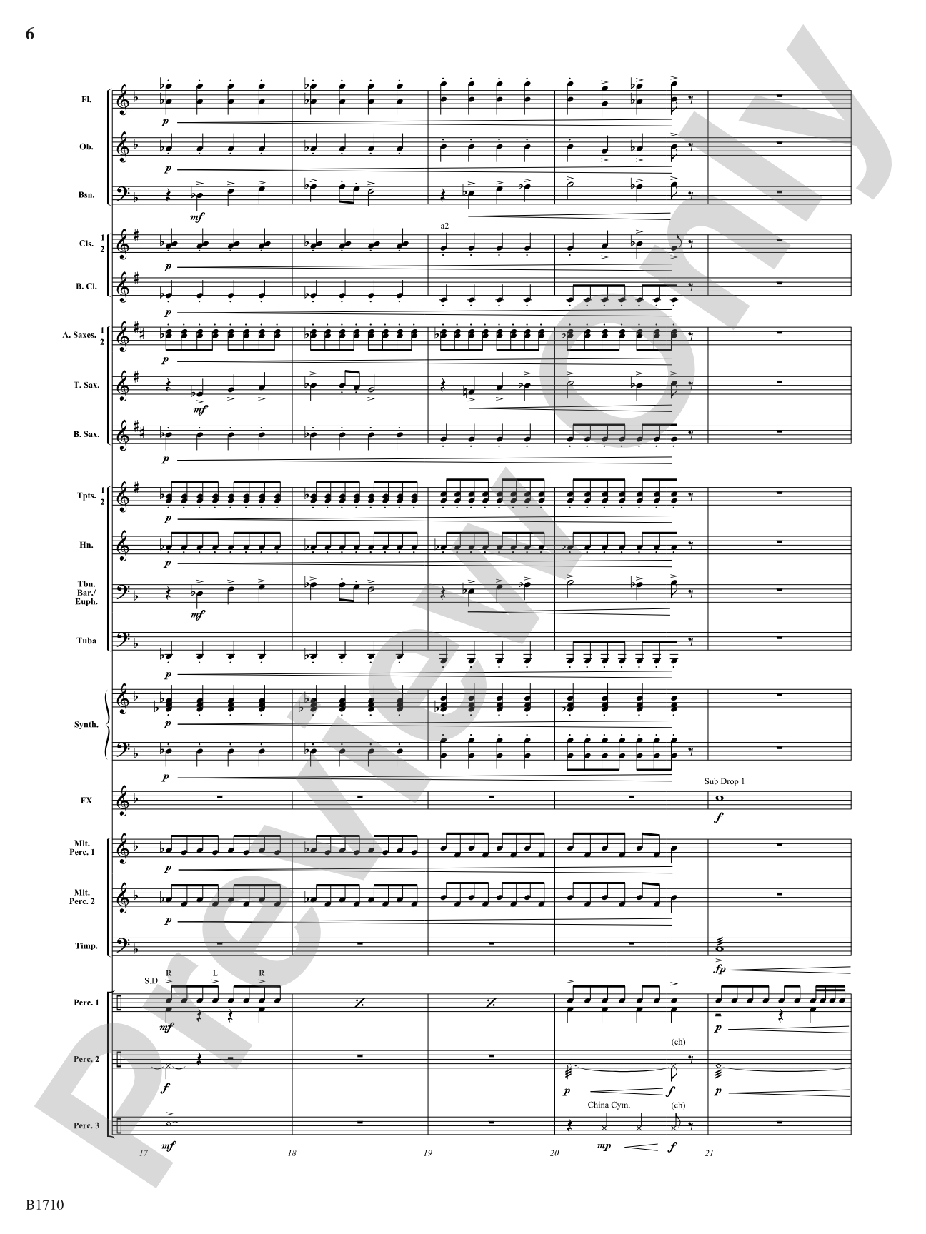 High Voltage: Concert Band Conductor Score & Parts