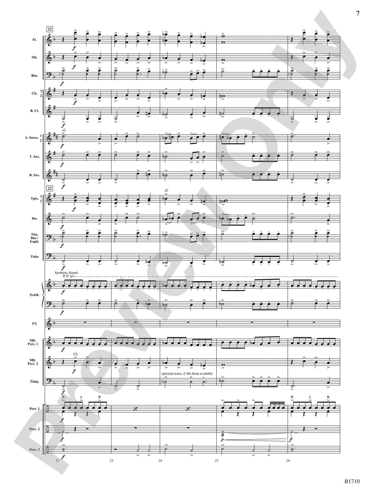 High Voltage: Concert Band Conductor Score & Parts