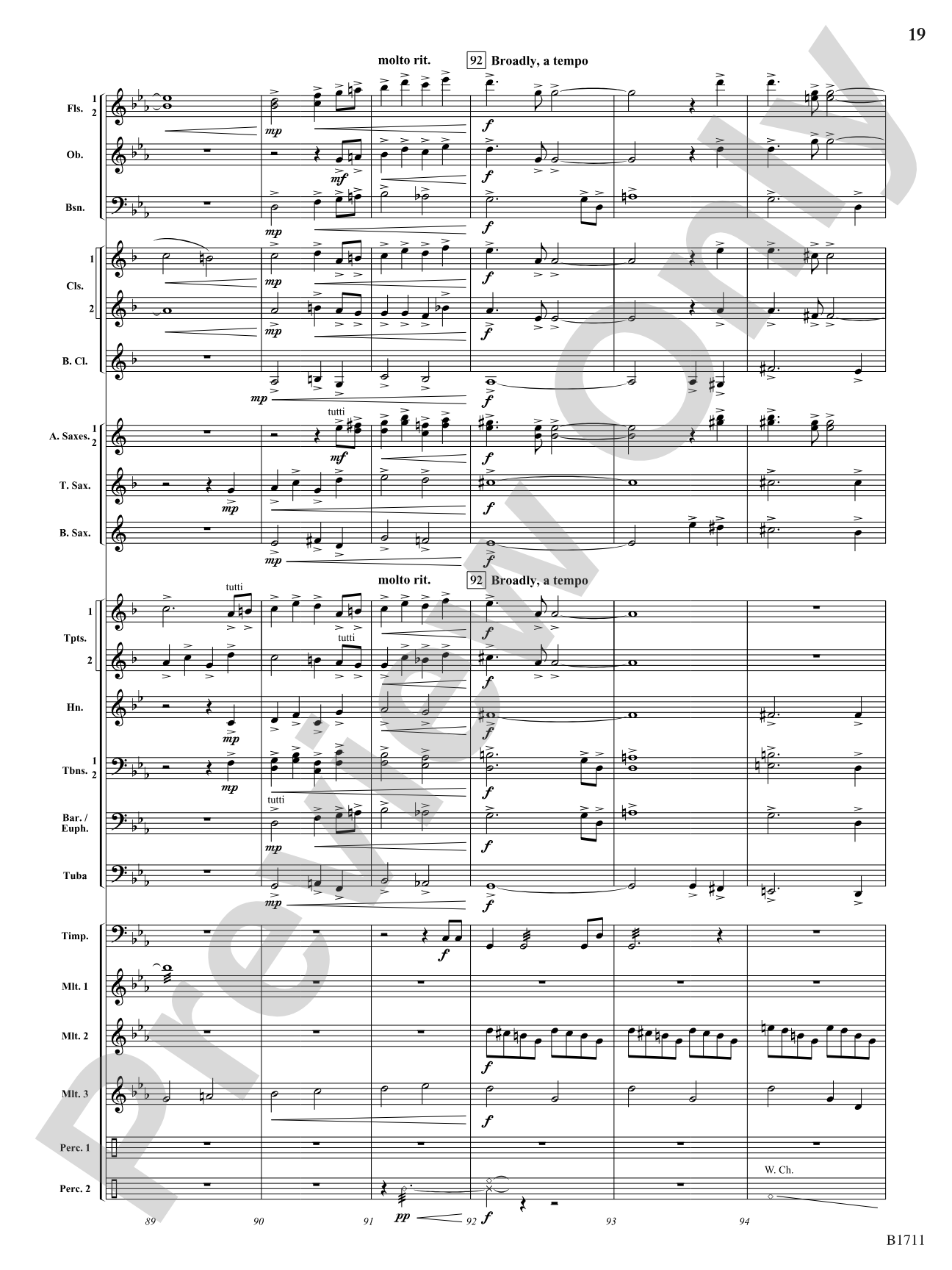In Infamy: Concert Band Conductor Score & Parts