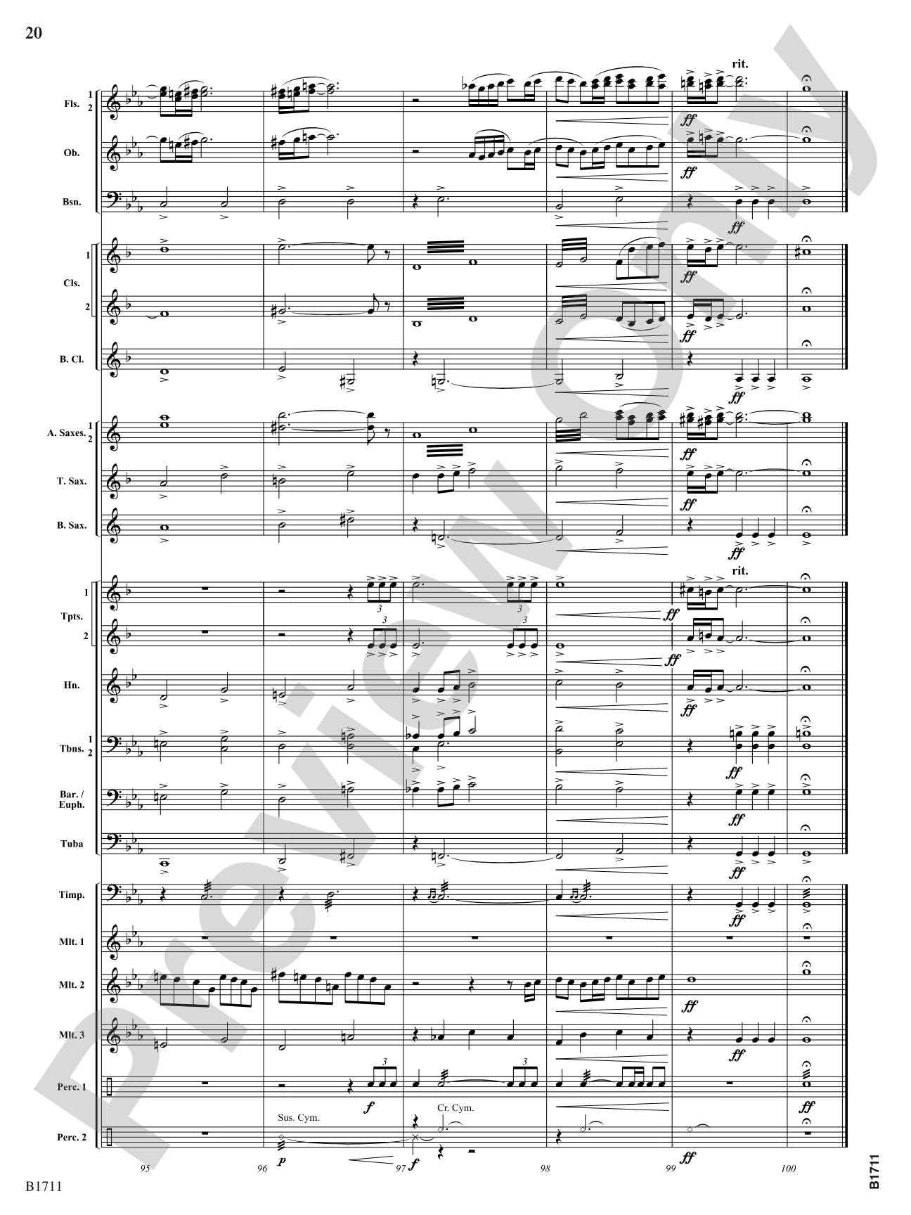 In Infamy: Concert Band Conductor Score & Parts