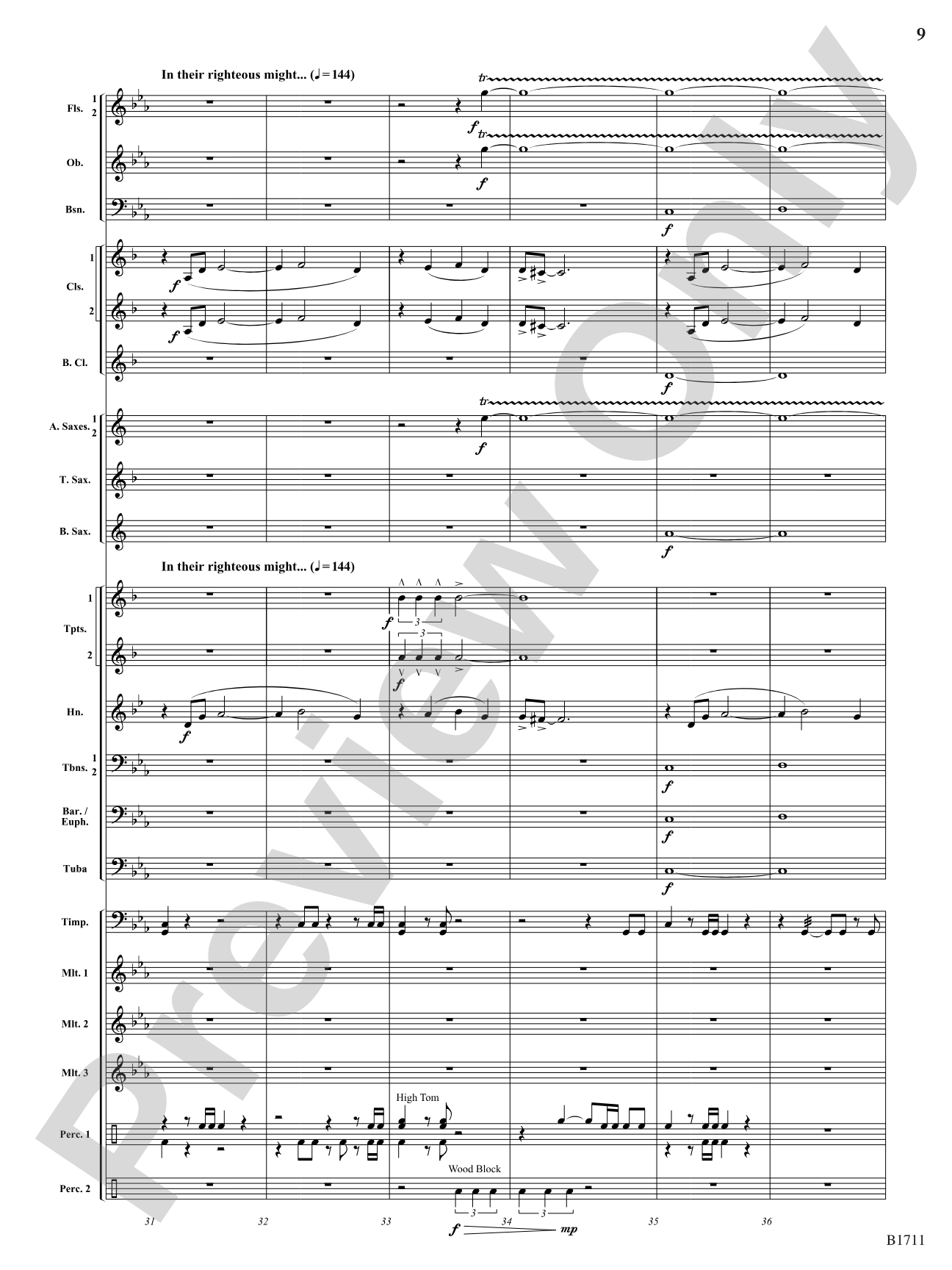 In Infamy: Concert Band Conductor Score & Parts