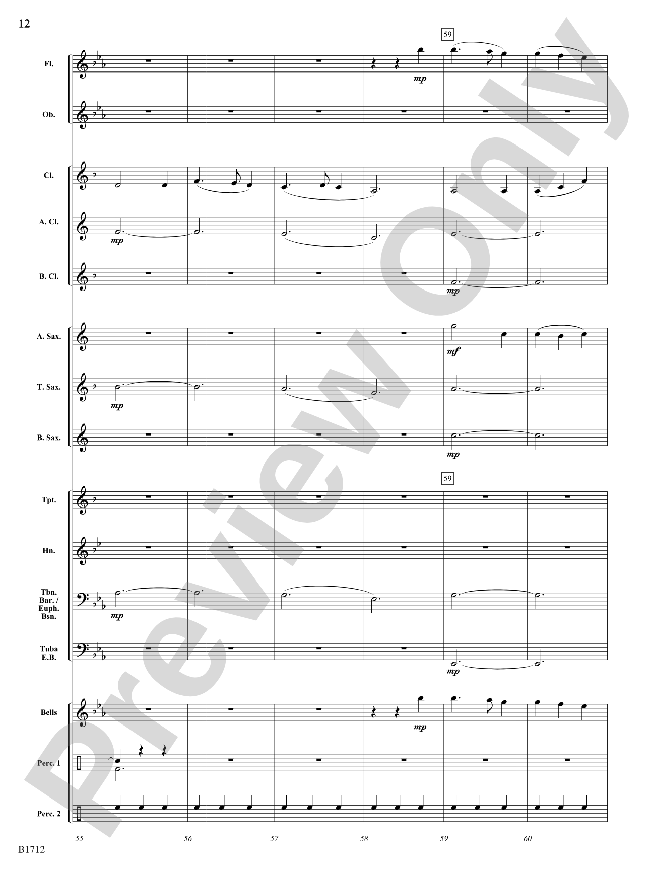 A Ukrainian Christmas: Concert Band Conductor Score & Parts