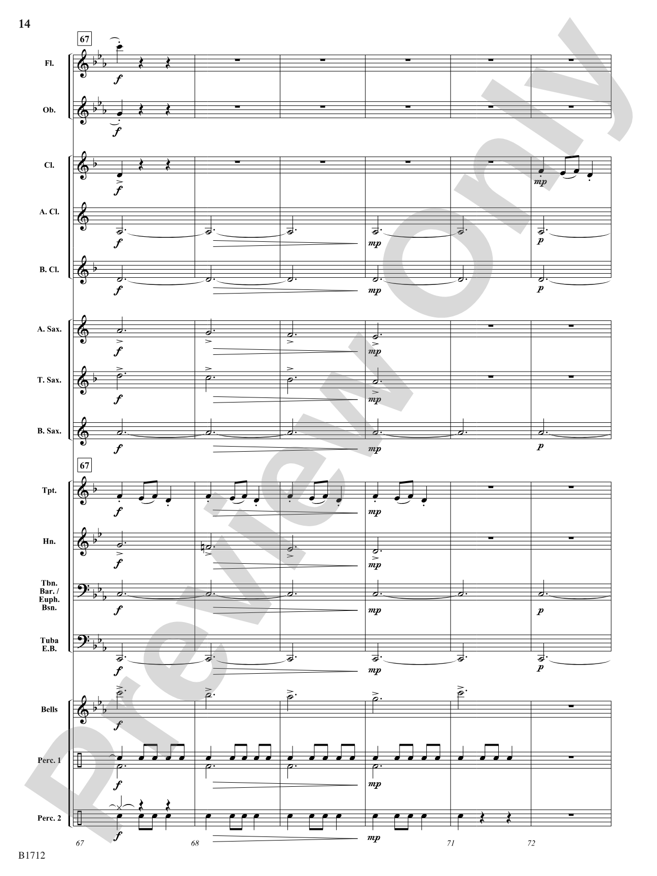 A Ukrainian Christmas: Concert Band Conductor Score & Parts