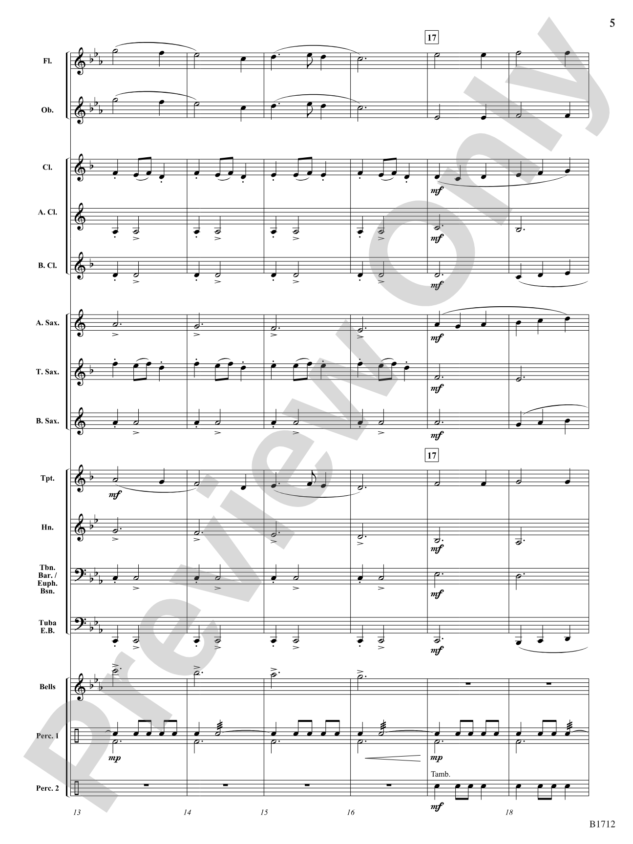 A Ukrainian Christmas: Concert Band Conductor Score & Parts