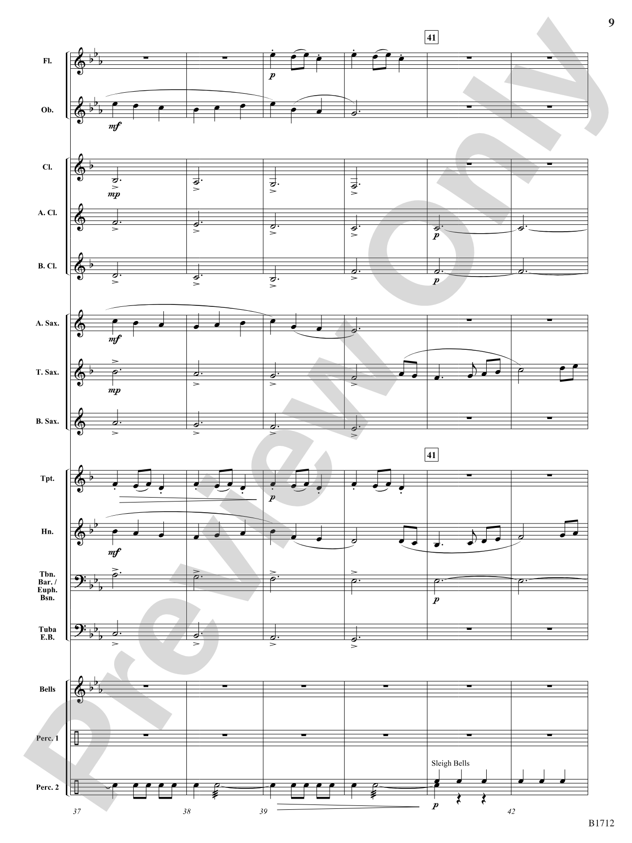 A Ukrainian Christmas: Concert Band Conductor Score & Parts
