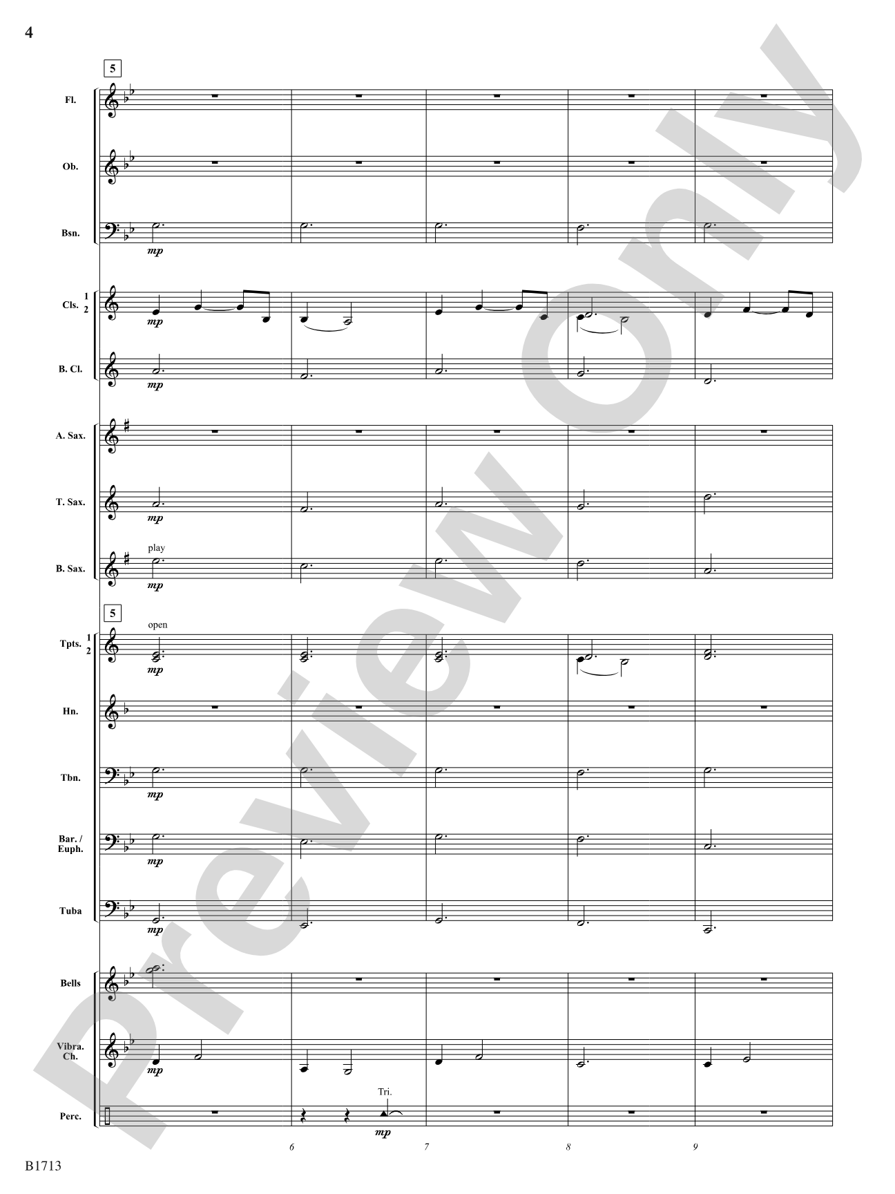 The Greatest Gift: Concert Band Conductor Score & Parts