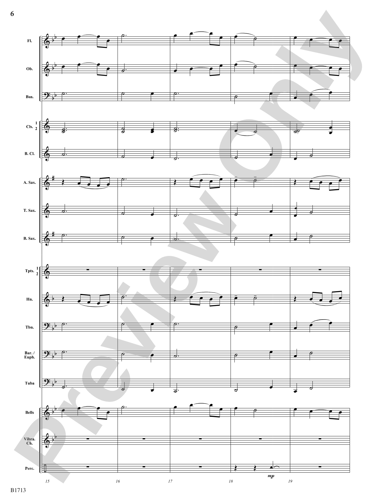The Greatest Gift: Concert Band Conductor Score & Parts