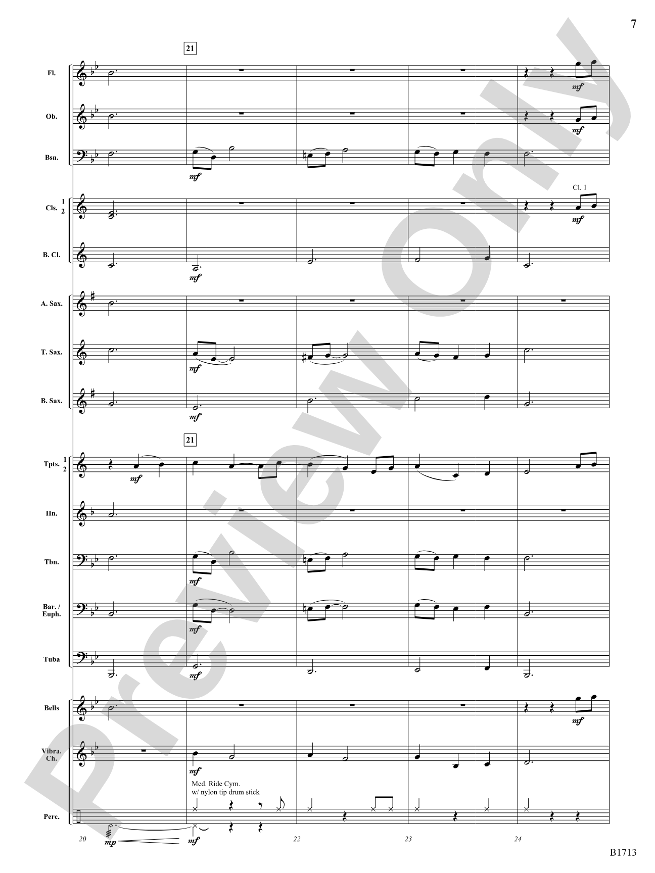 The Greatest Gift: Concert Band Conductor Score & Parts