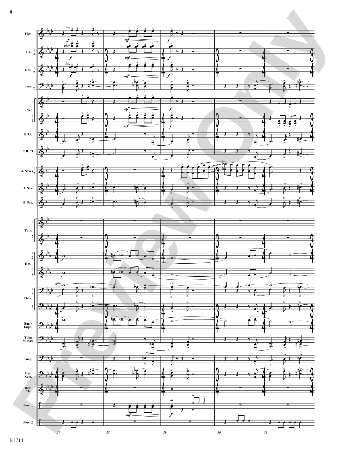 Industrial Loops: Concert Band Conductor Score & Parts