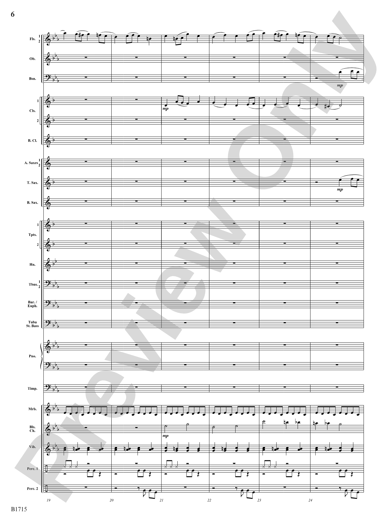 Twittering Machine: Concert Band Conductor Score & Parts