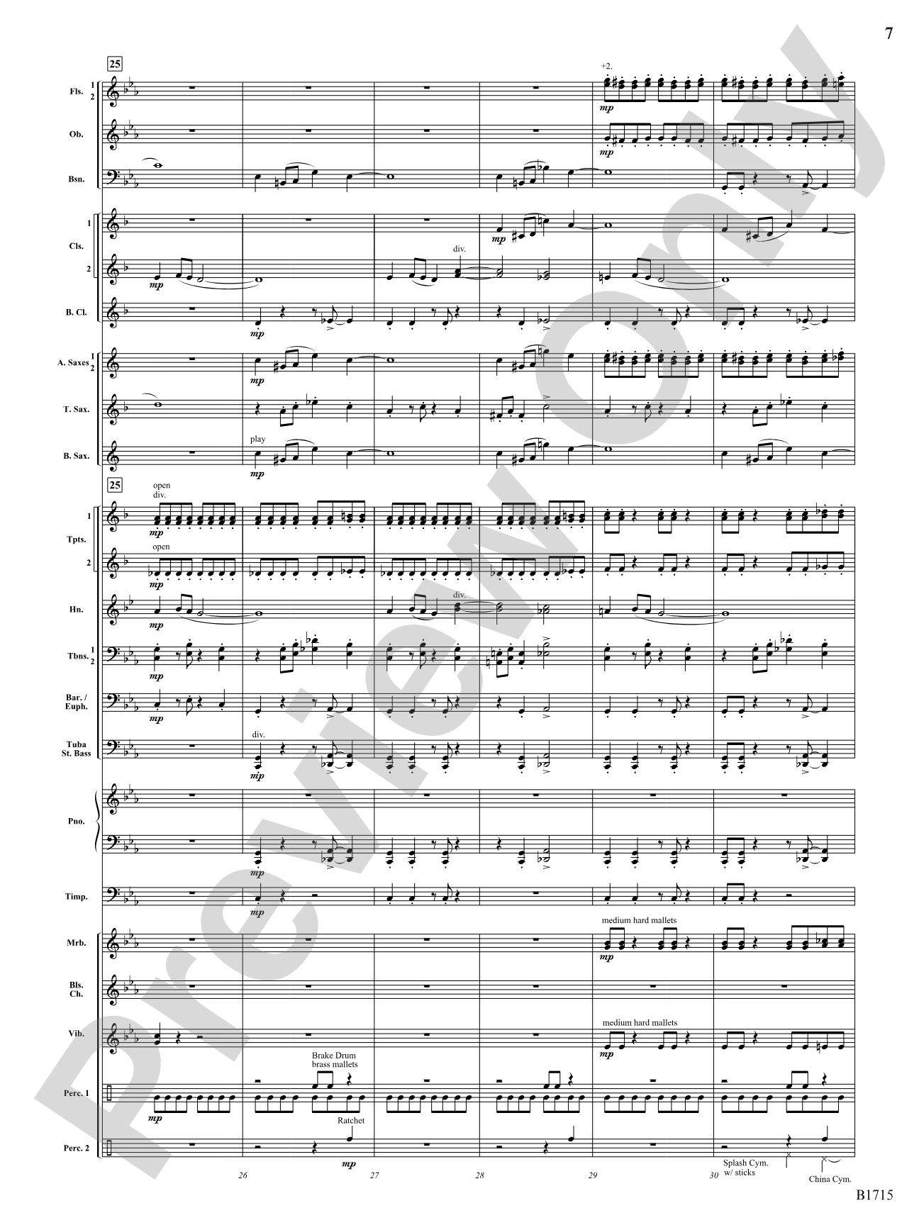 Twittering Machine: Concert Band Conductor Score & Parts