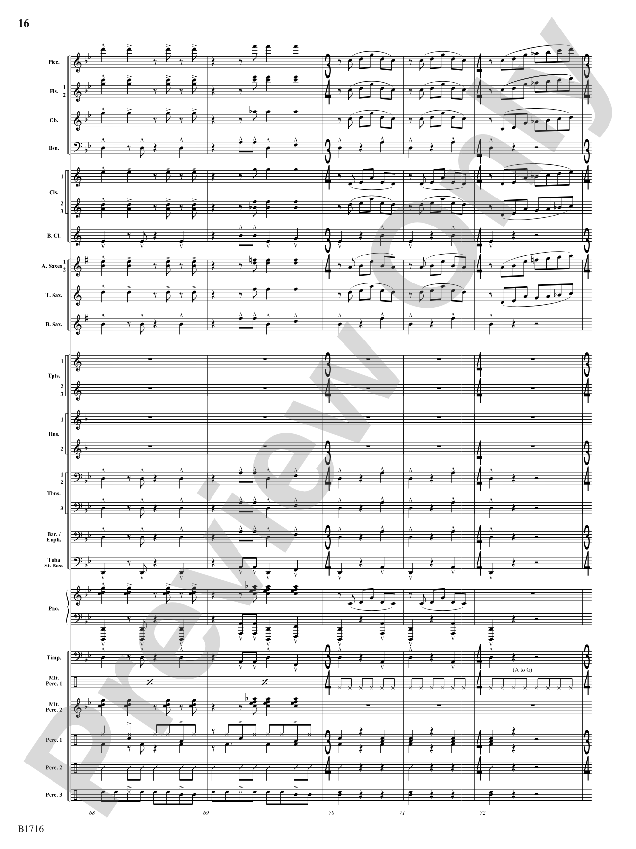 Fuego Espanol: Concert Band Conductor Score & Parts