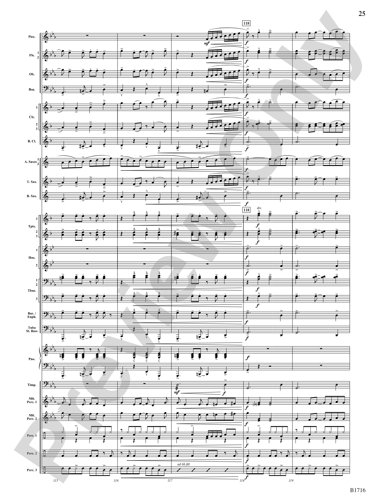 Fuego Espanol: Concert Band Conductor Score & Parts