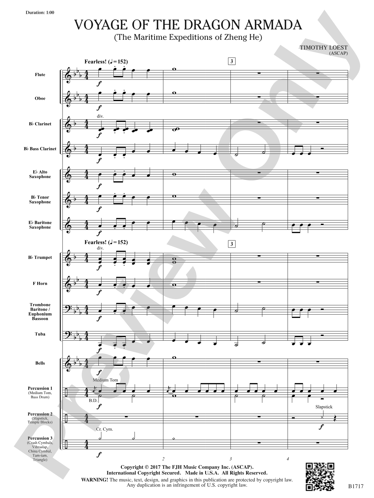 Voyage of the Dragon Armada: Concert Band Conductor Score & Parts