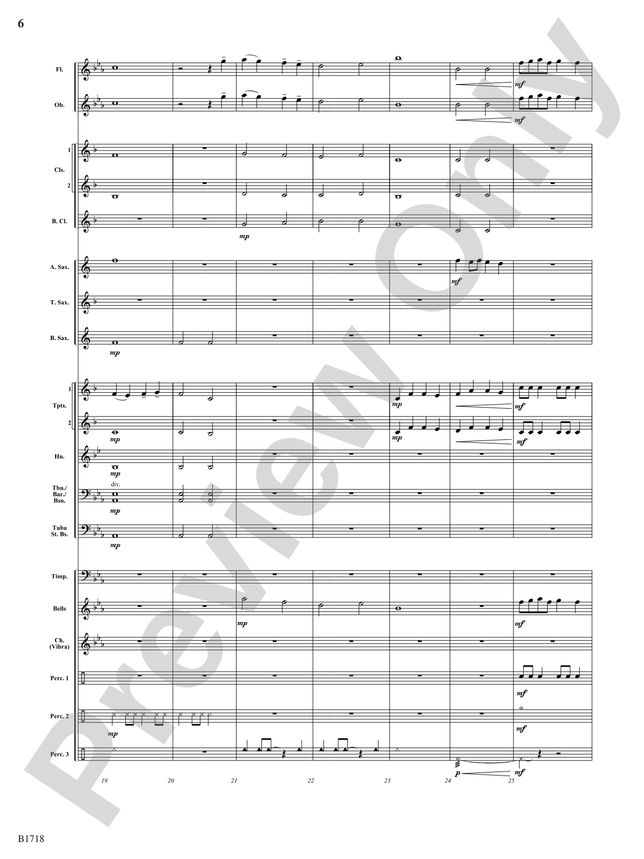 A Festive Fanfare: Concert Band Conductor Score & Parts