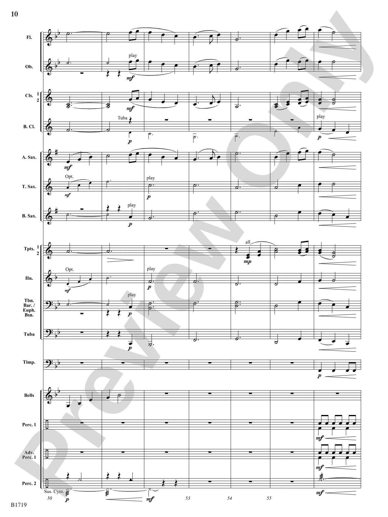 Journey of the Bonfire: Concert Band Conductor Score & Parts