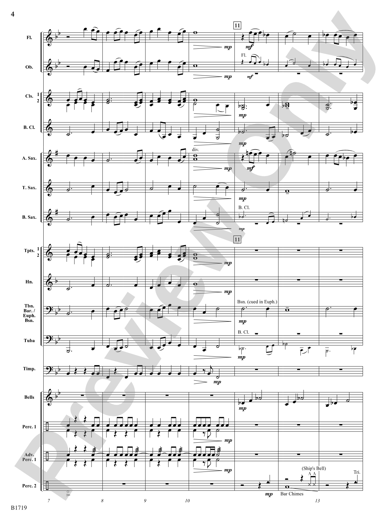 Journey of the Bonfire: Concert Band Conductor Score & Parts