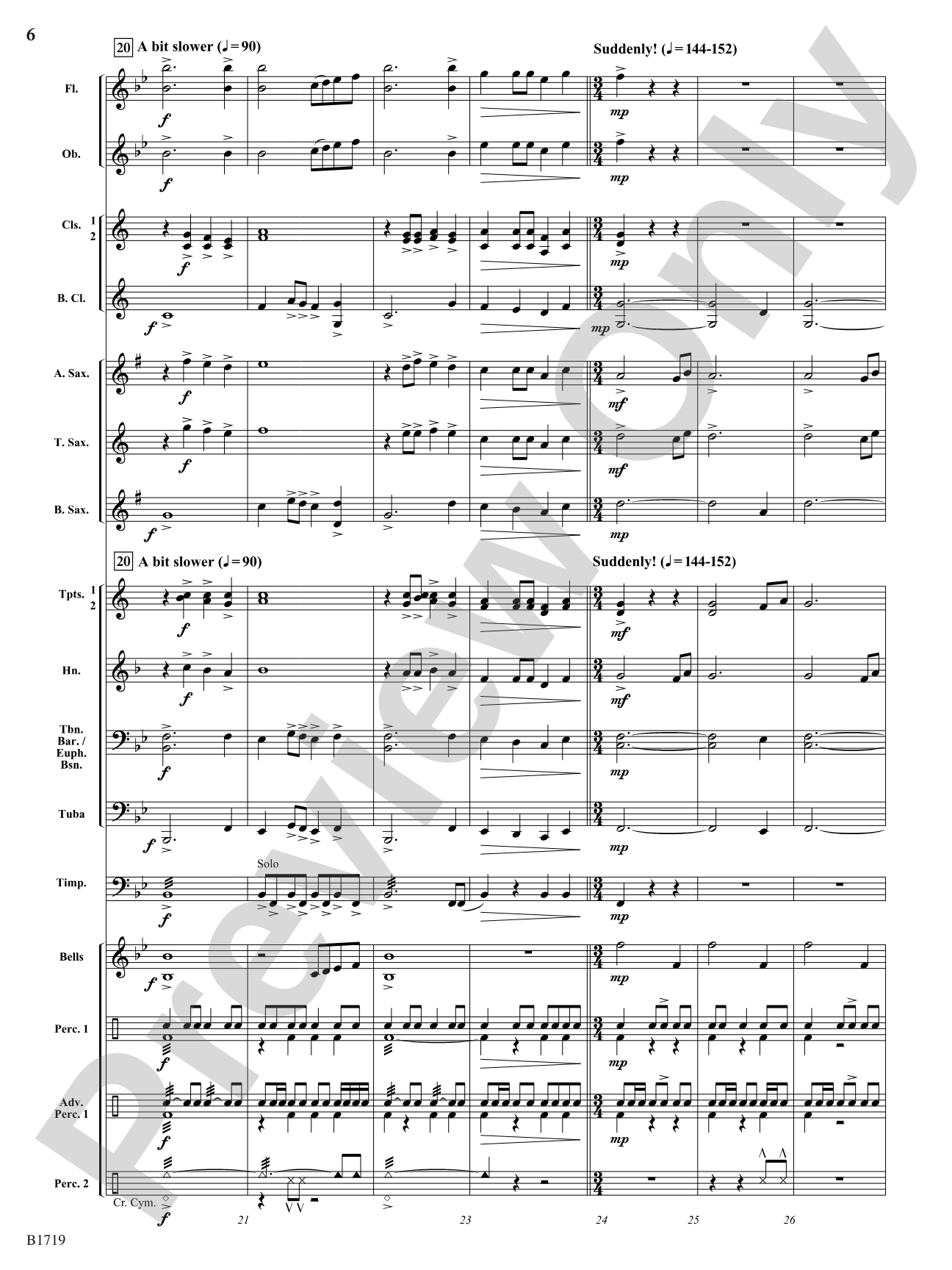 Journey of the Bonfire: Concert Band Conductor Score & Parts