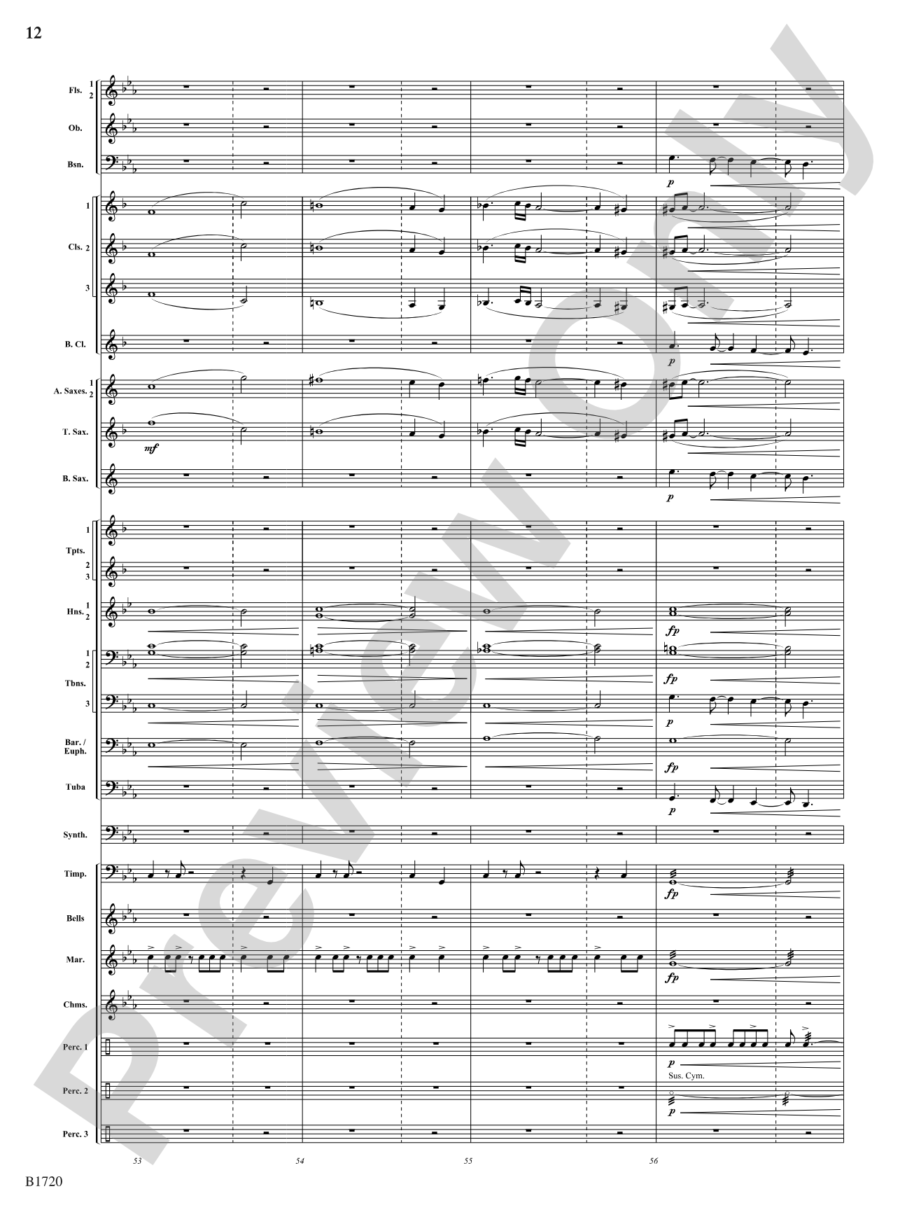 Fable: Concert Band Conductor Score & Parts