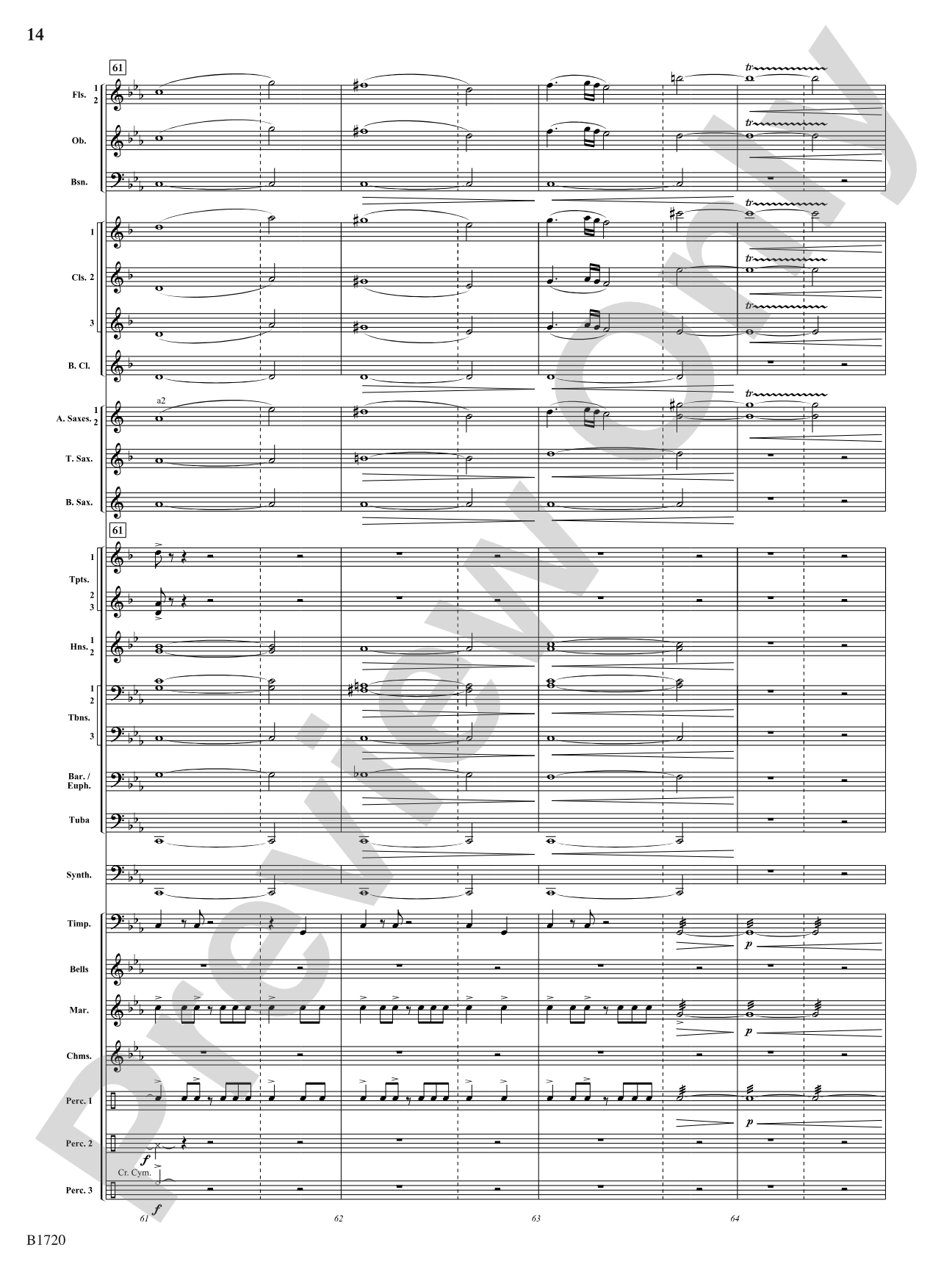 Fable: Concert Band Conductor Score & Parts