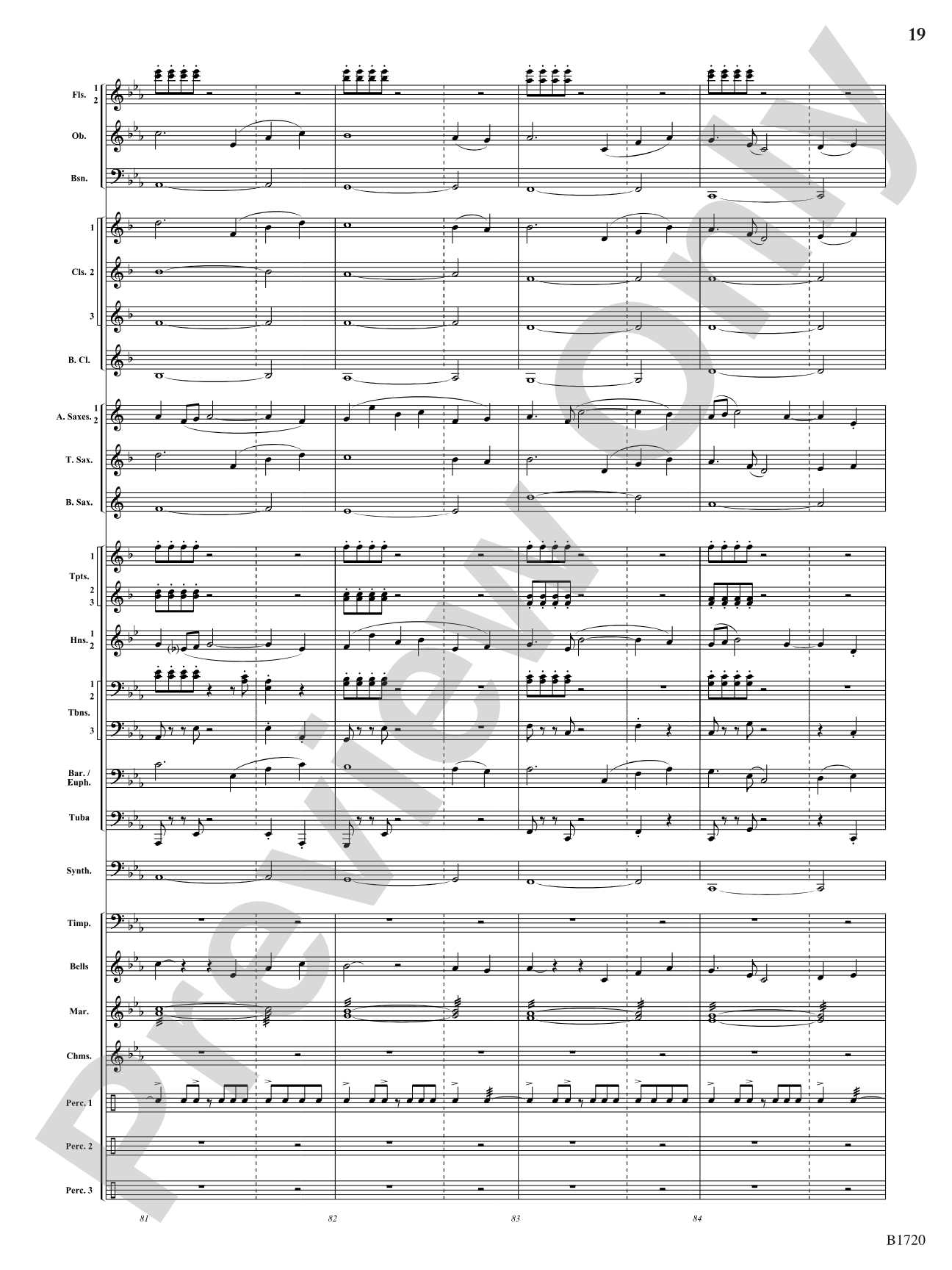 Fable: Concert Band Conductor Score & Parts