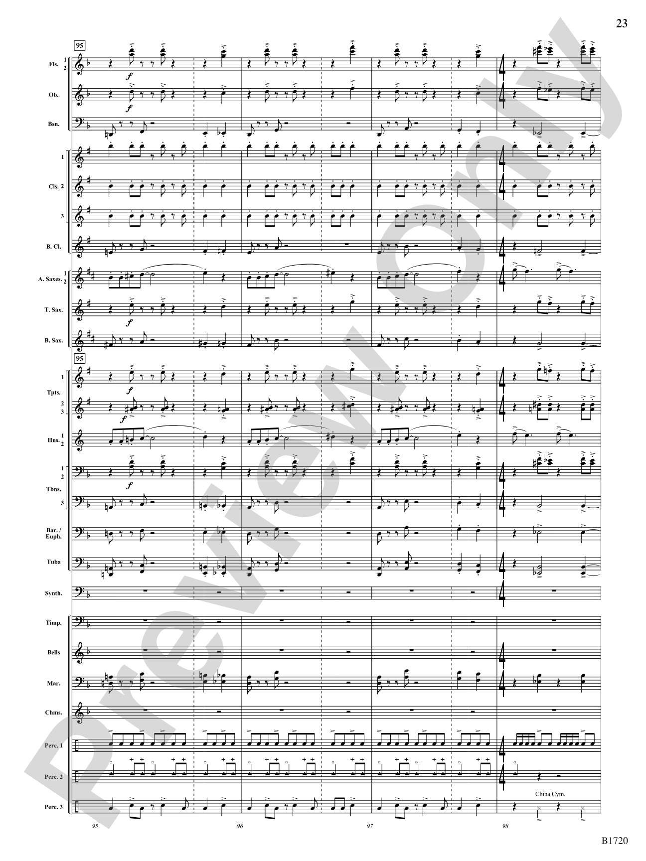 Fable: Concert Band Conductor Score & Parts