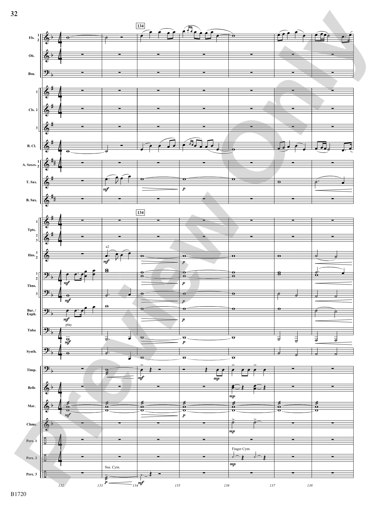 Fable: Concert Band Conductor Score & Parts