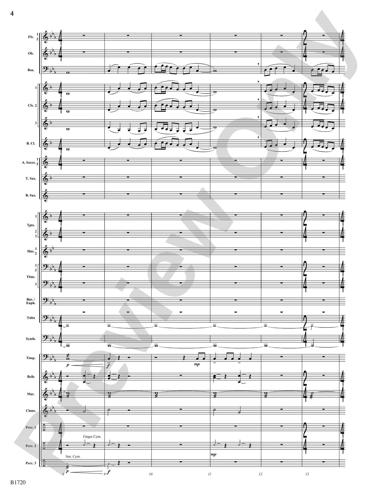 Fable: Concert Band Conductor Score & Parts