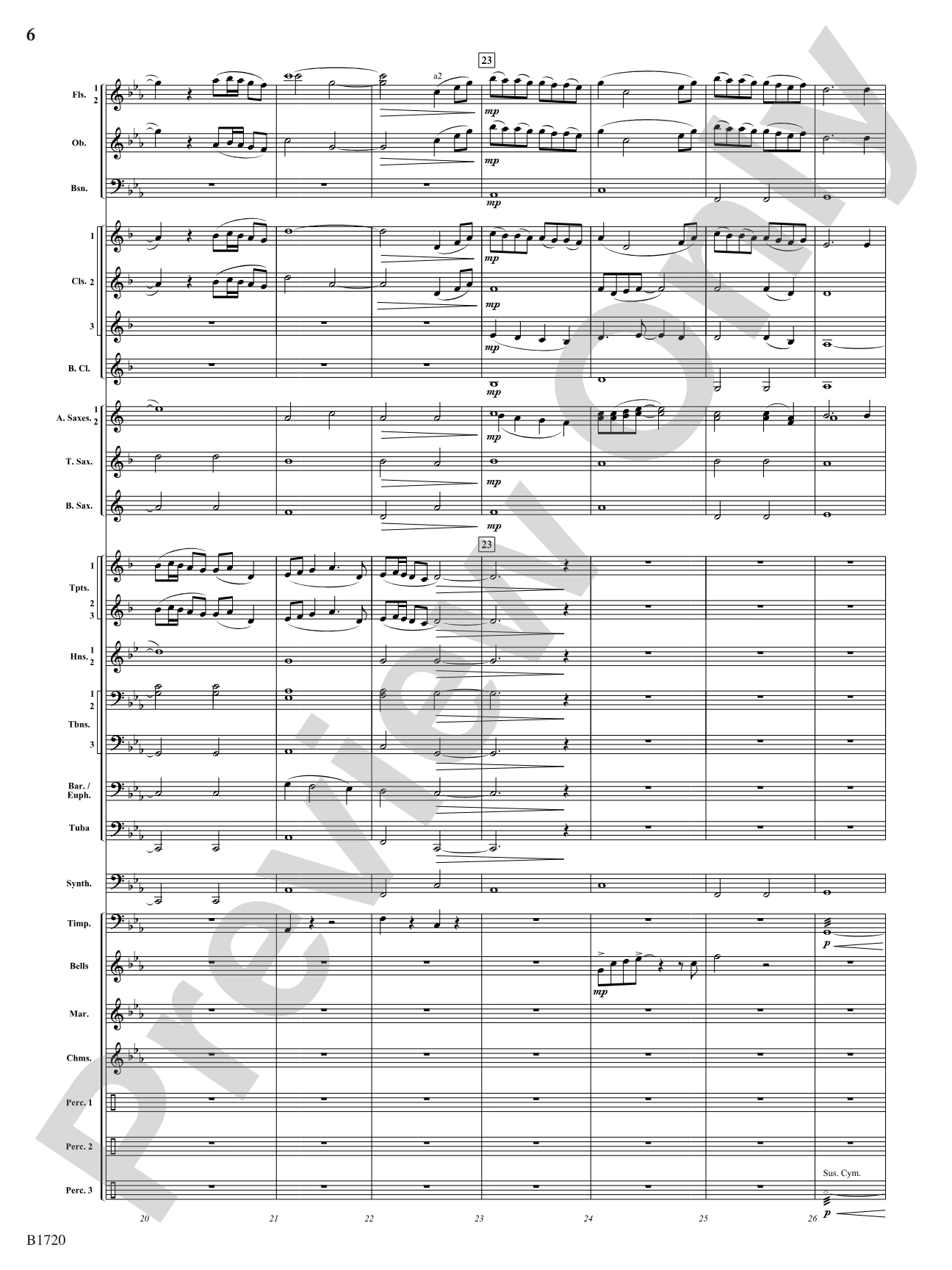 Fable: Concert Band Conductor Score & Parts