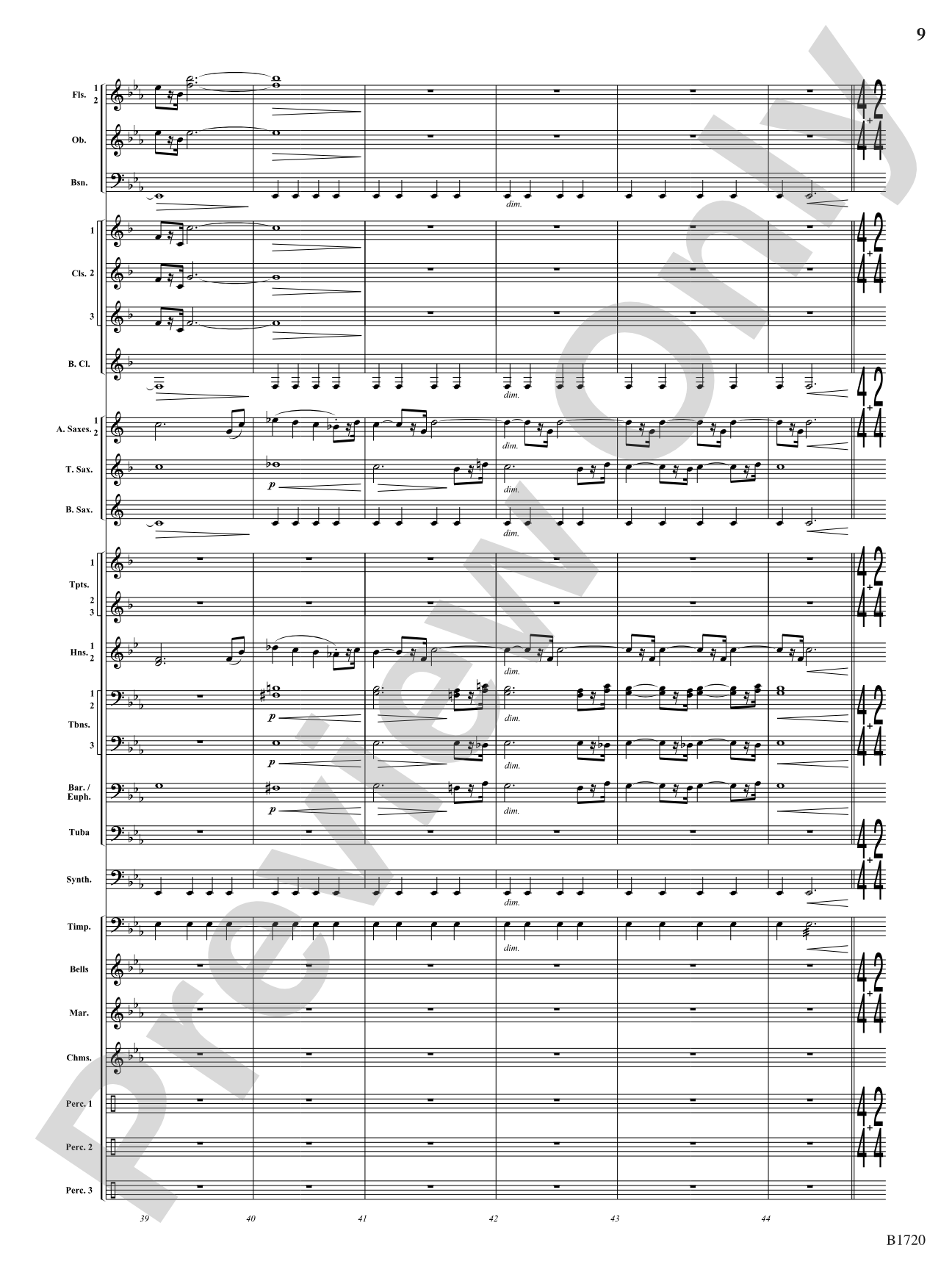 Fable: Concert Band Conductor Score & Parts