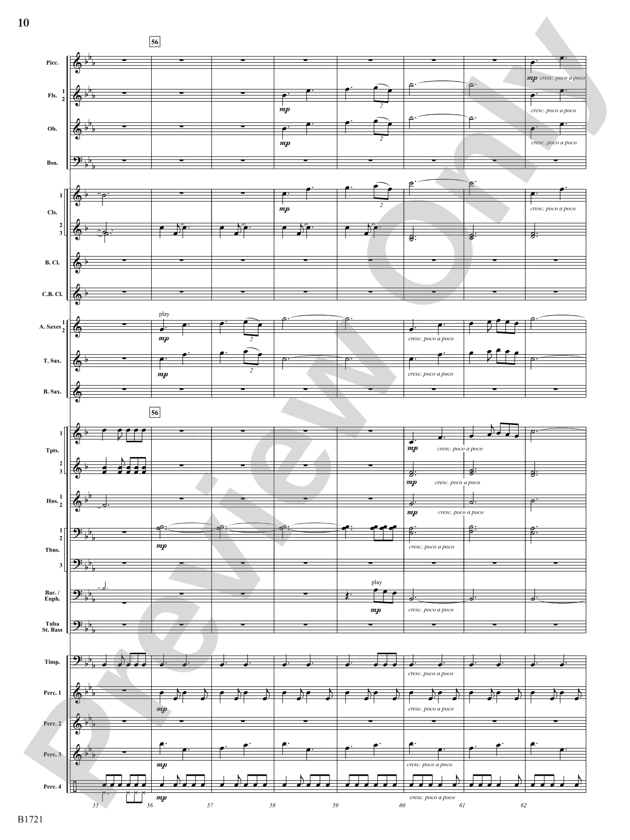 Infinite Hope: Concert Band Conductor Score & Parts