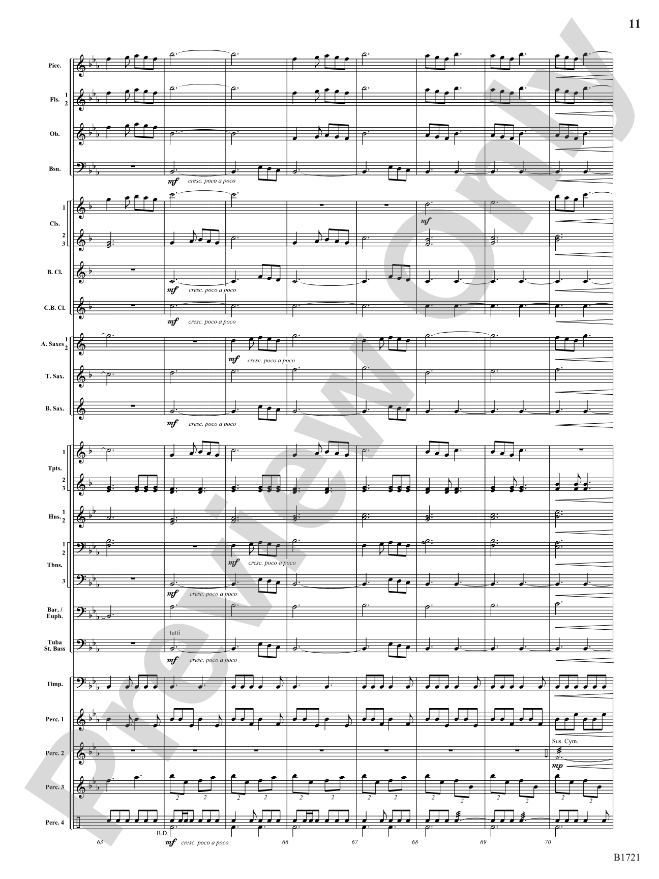 Infinite Hope: Concert Band Conductor Score & Parts