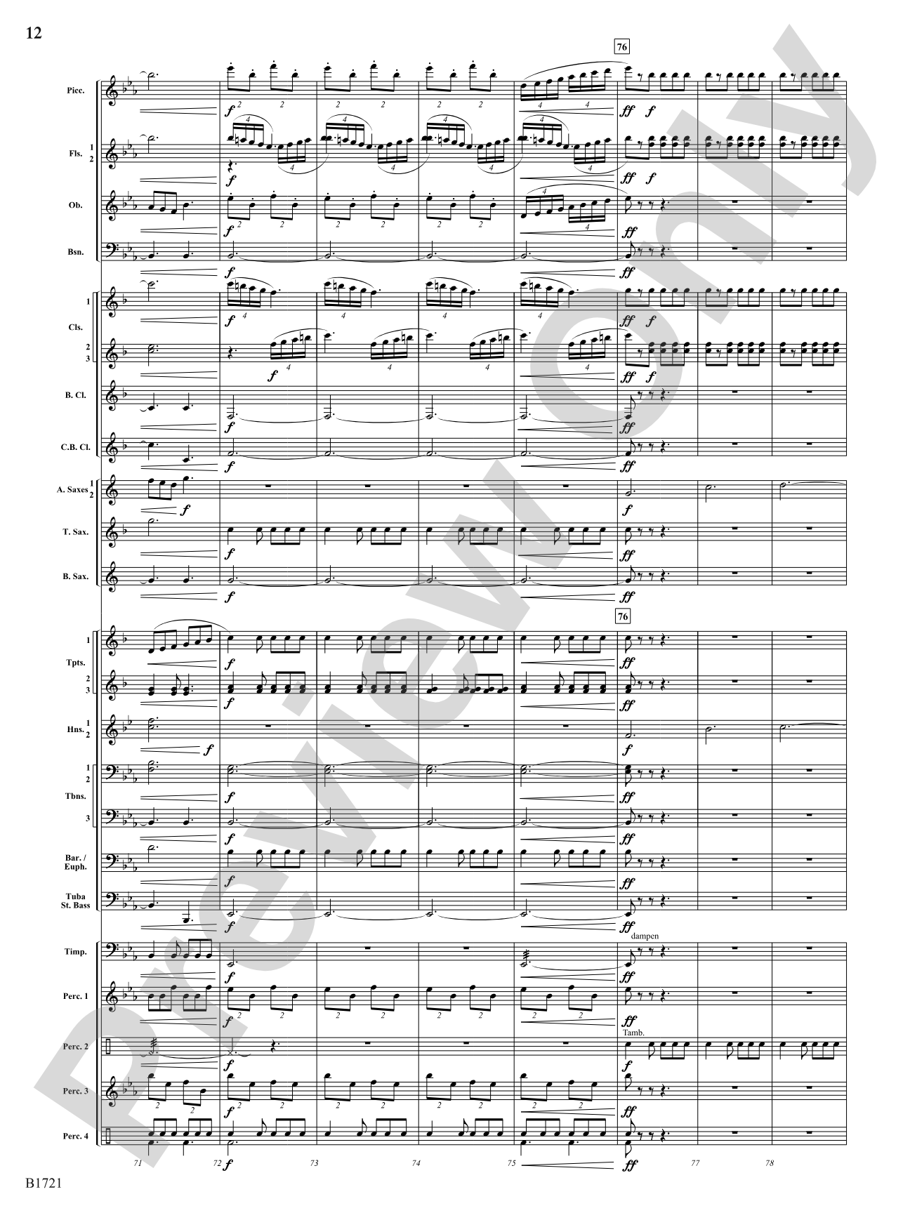 Infinite Hope: Concert Band Conductor Score & Parts