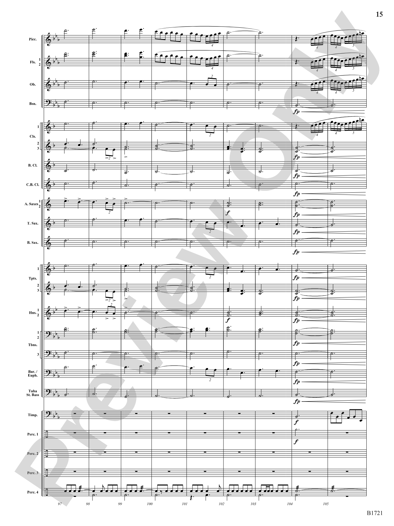 Infinite Hope: Concert Band Conductor Score & Parts